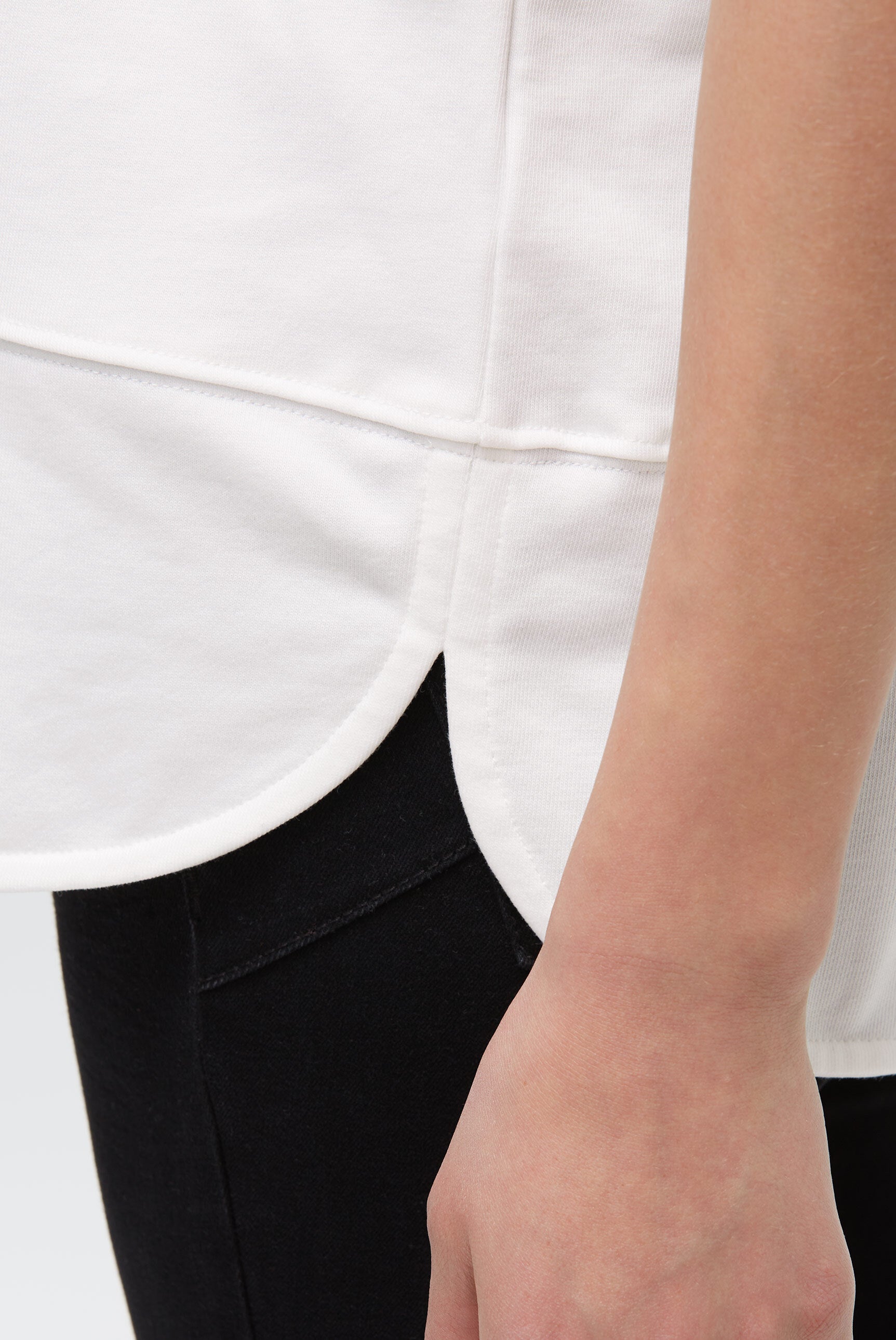 Oversized-Shirt mit Artwork aus Schmucksteinen - 6