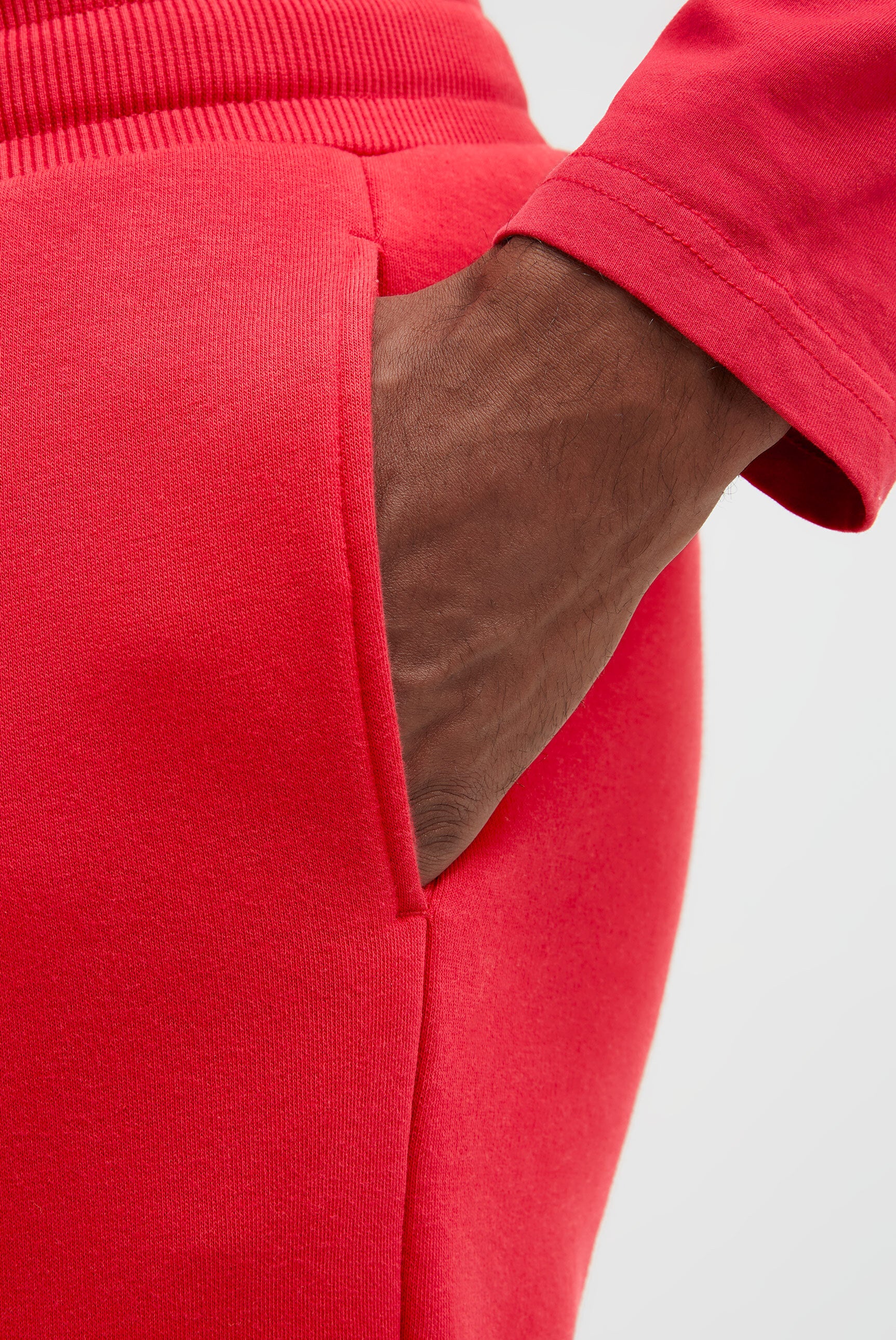 Spodnie dresowe z gumowym nadrukiem logo - 6