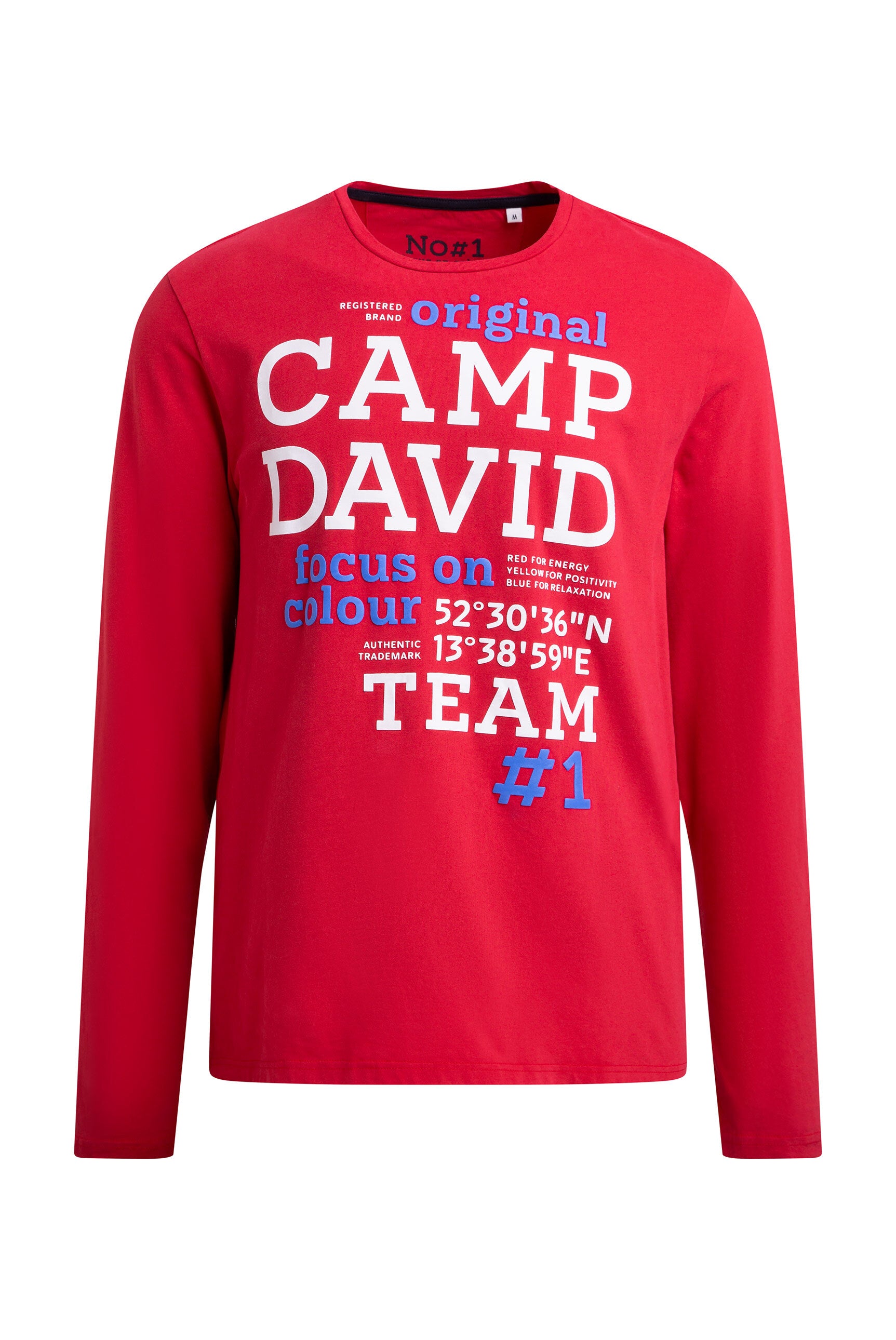 Longsleeve z gumowym nadrukiem