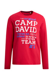 Longsleeve z gumowym nadrukiem