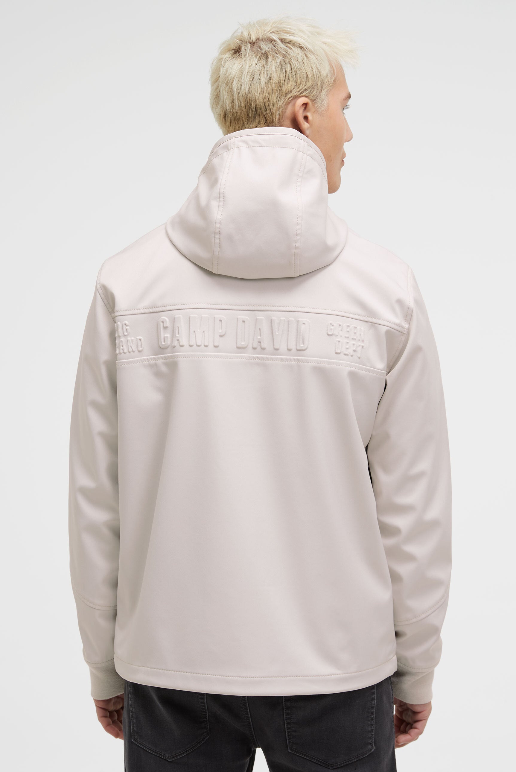 Softshellowa kurtka z tłoczeniem logo na plecach - 5