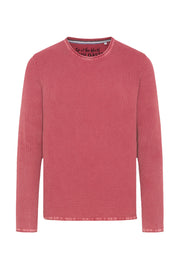 Strukturalny pulower Stone Washed