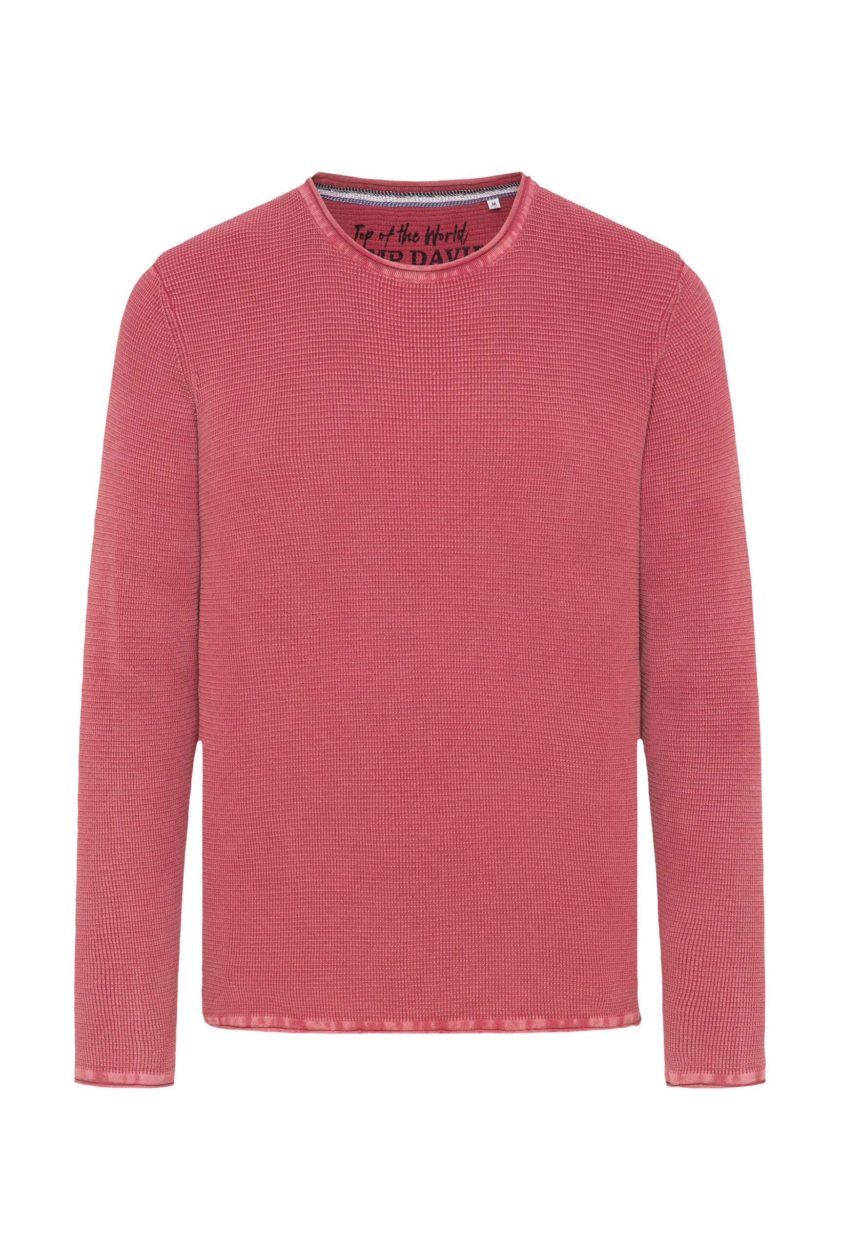 Strukturalny pulower Stone Washed - 1