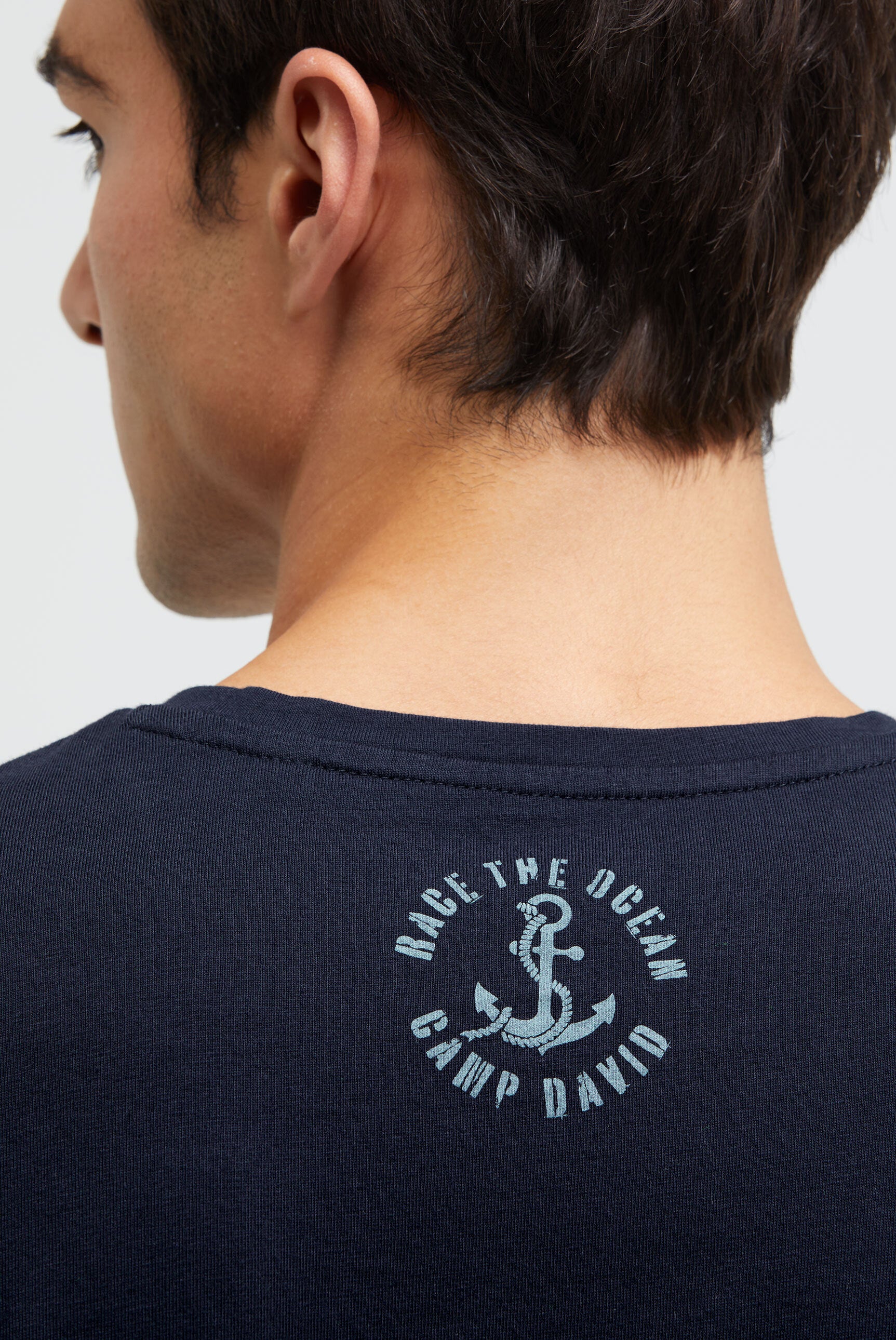 Longsleeve z nadrukiem rubber i haftem - 7