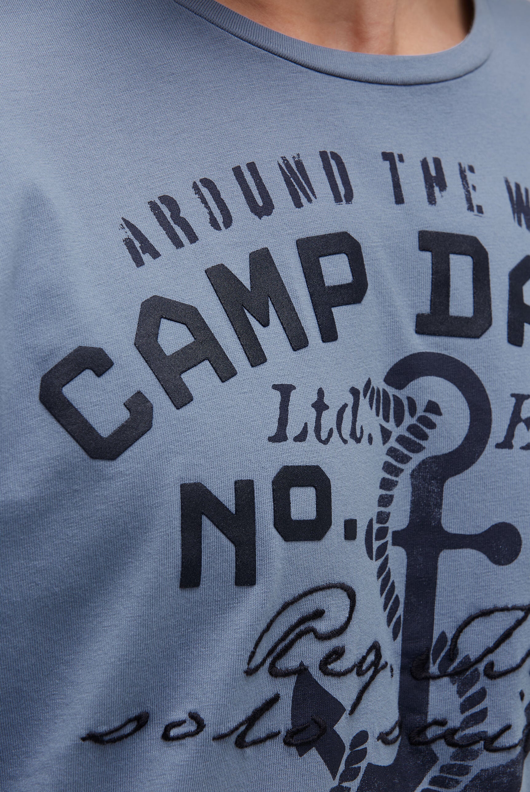 Longsleeve z nadrukiem rubber i haftem - 6