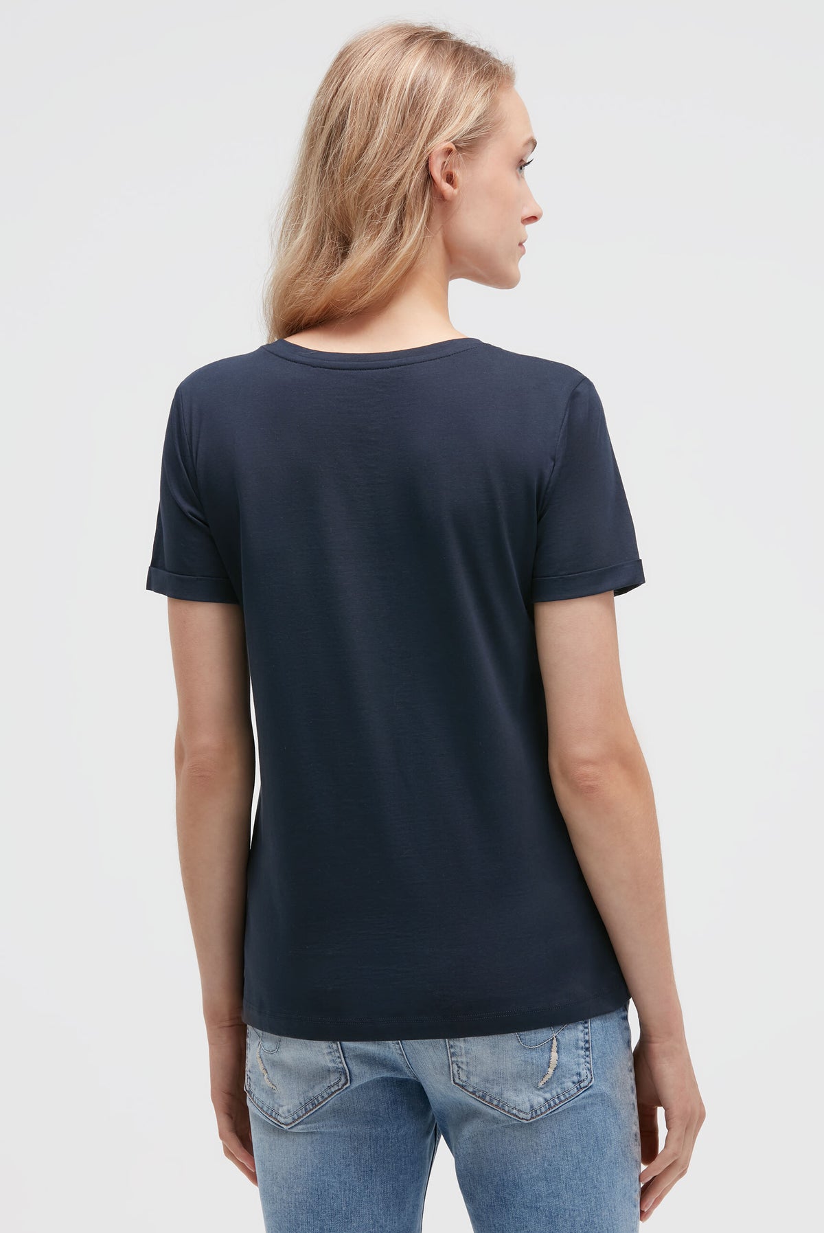 T-Shirt mit Alaska Print blue navy - 5
