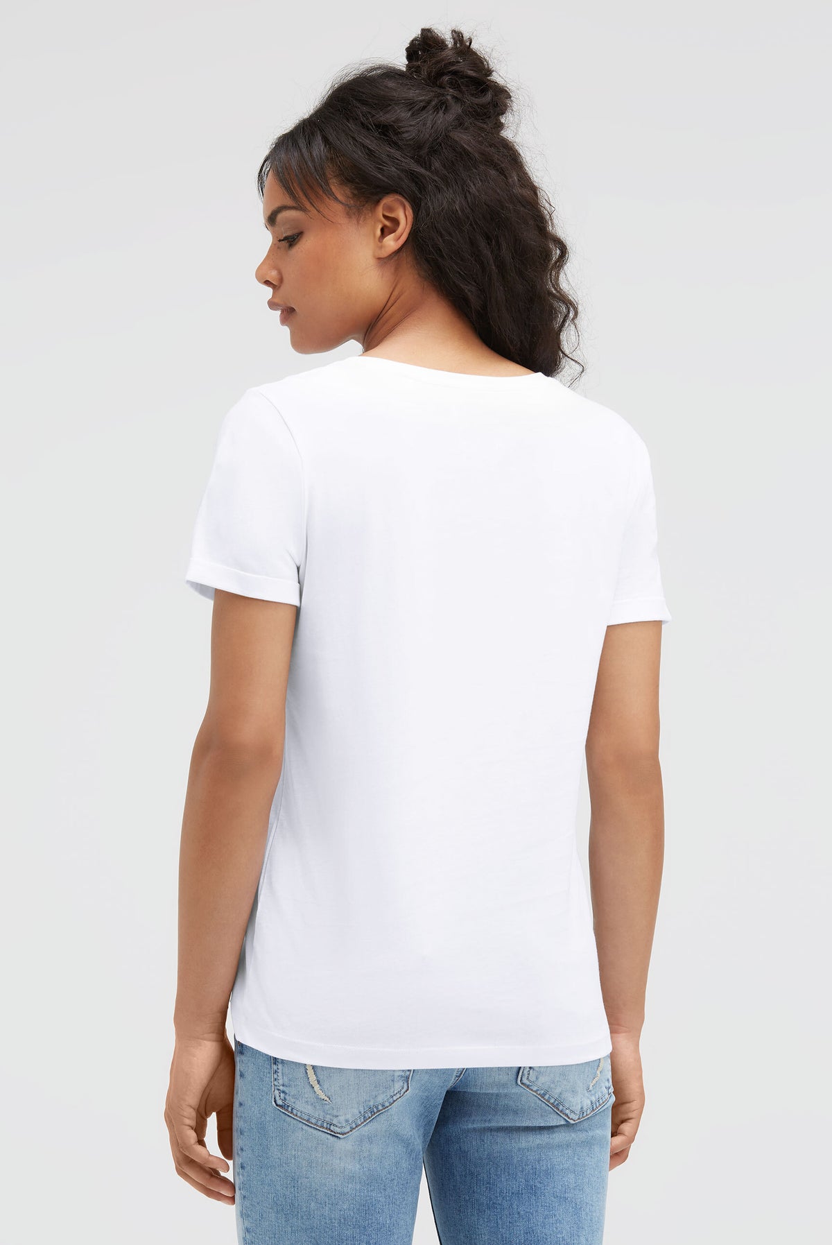 T-Shirt mit Alaska Print opticwhite