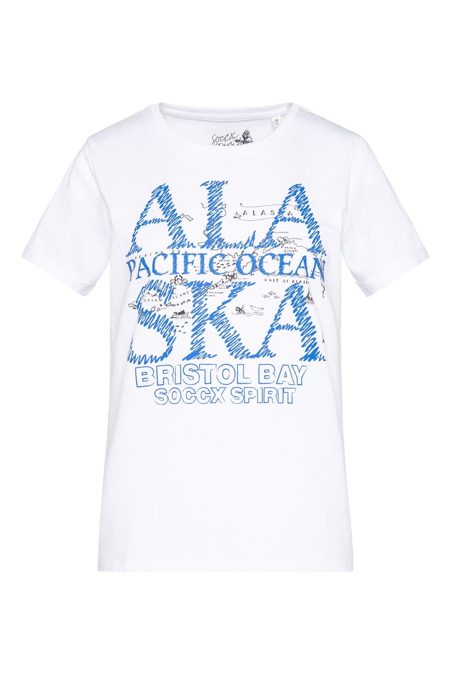 T-Shirt mit Alaska Print opticwhite