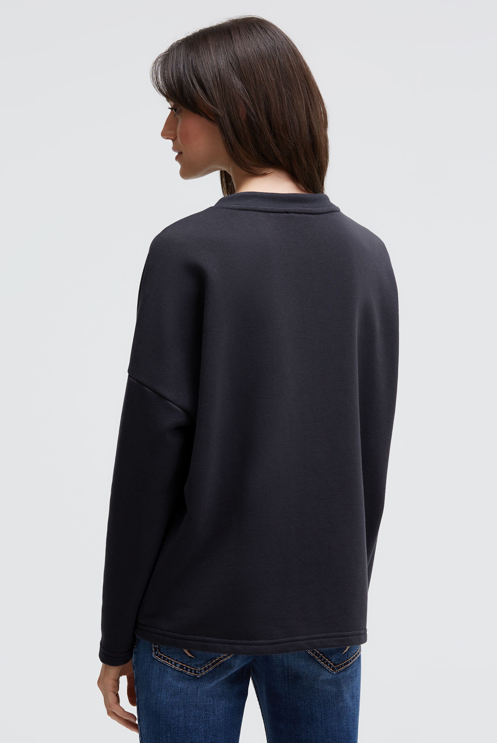 Bluza Oversized z nadrukiem słownym - 5