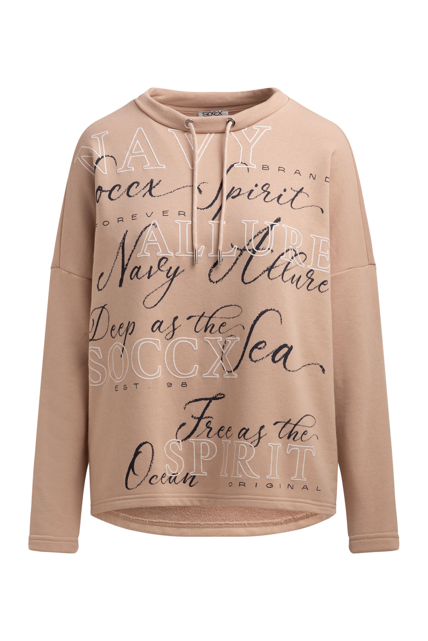 Bluza Oversized z nadrukiem słownym