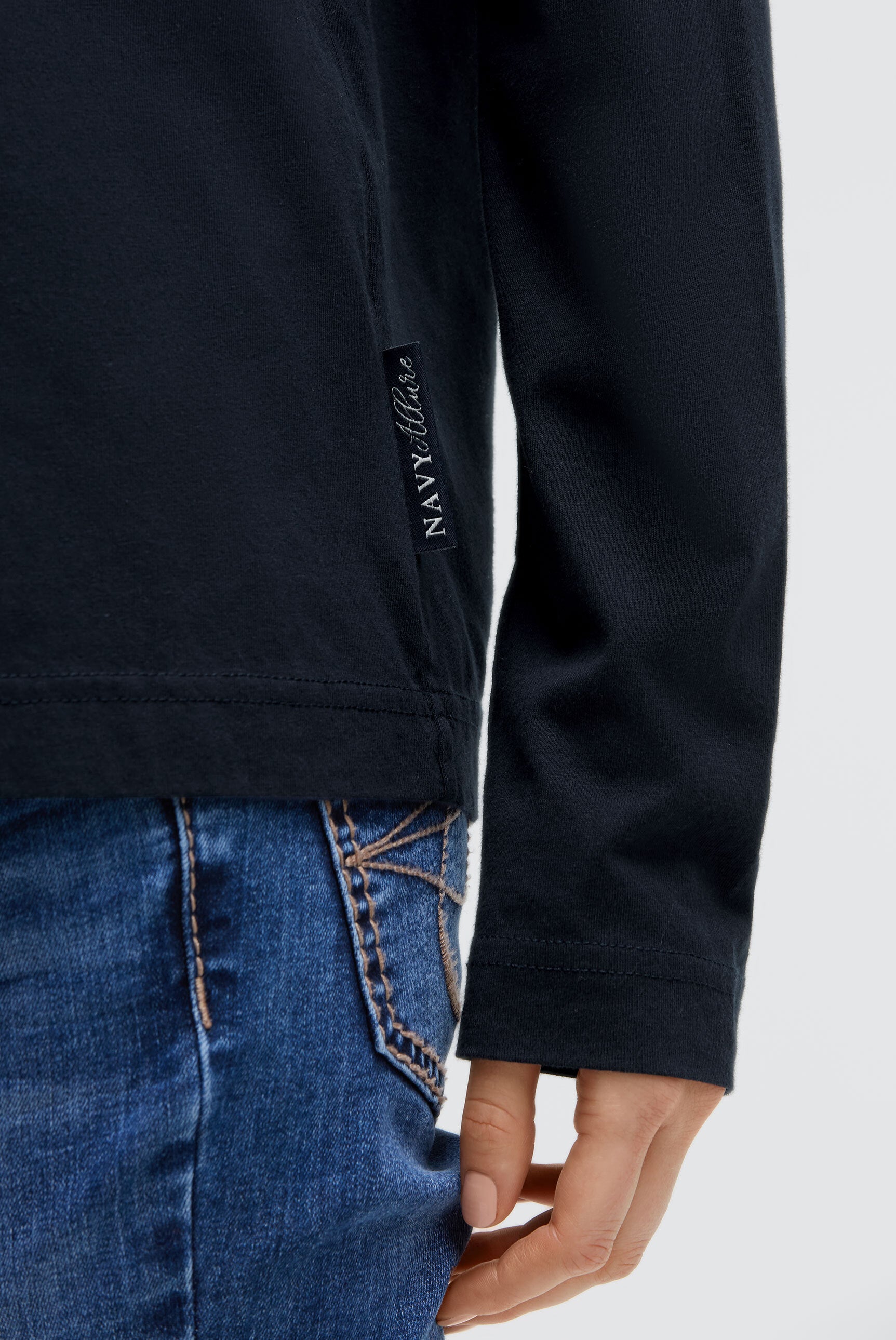 Oversized longsleeve z nadrukiem z logo - 6