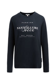 Oversized longsleeve z nadrukiem z logo