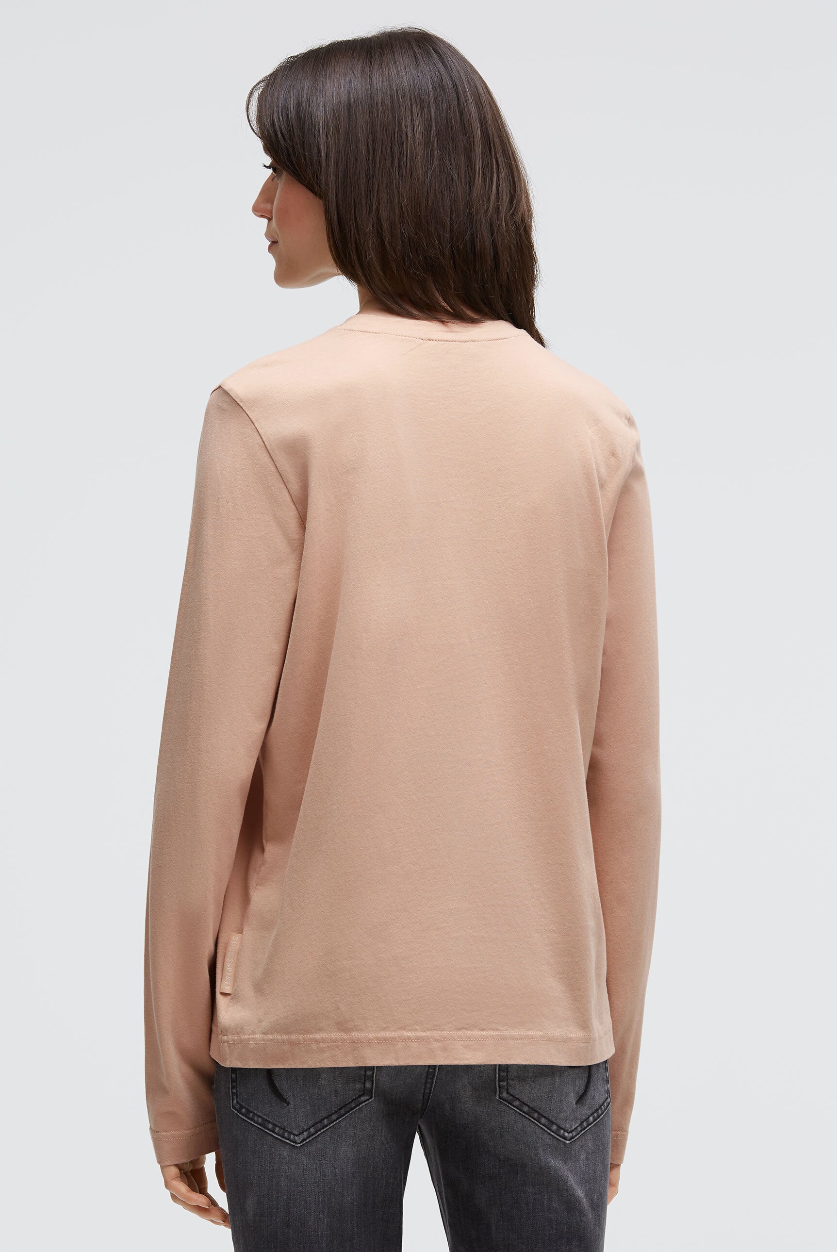 Oversized longsleeve z nadrukiem z logo - 5