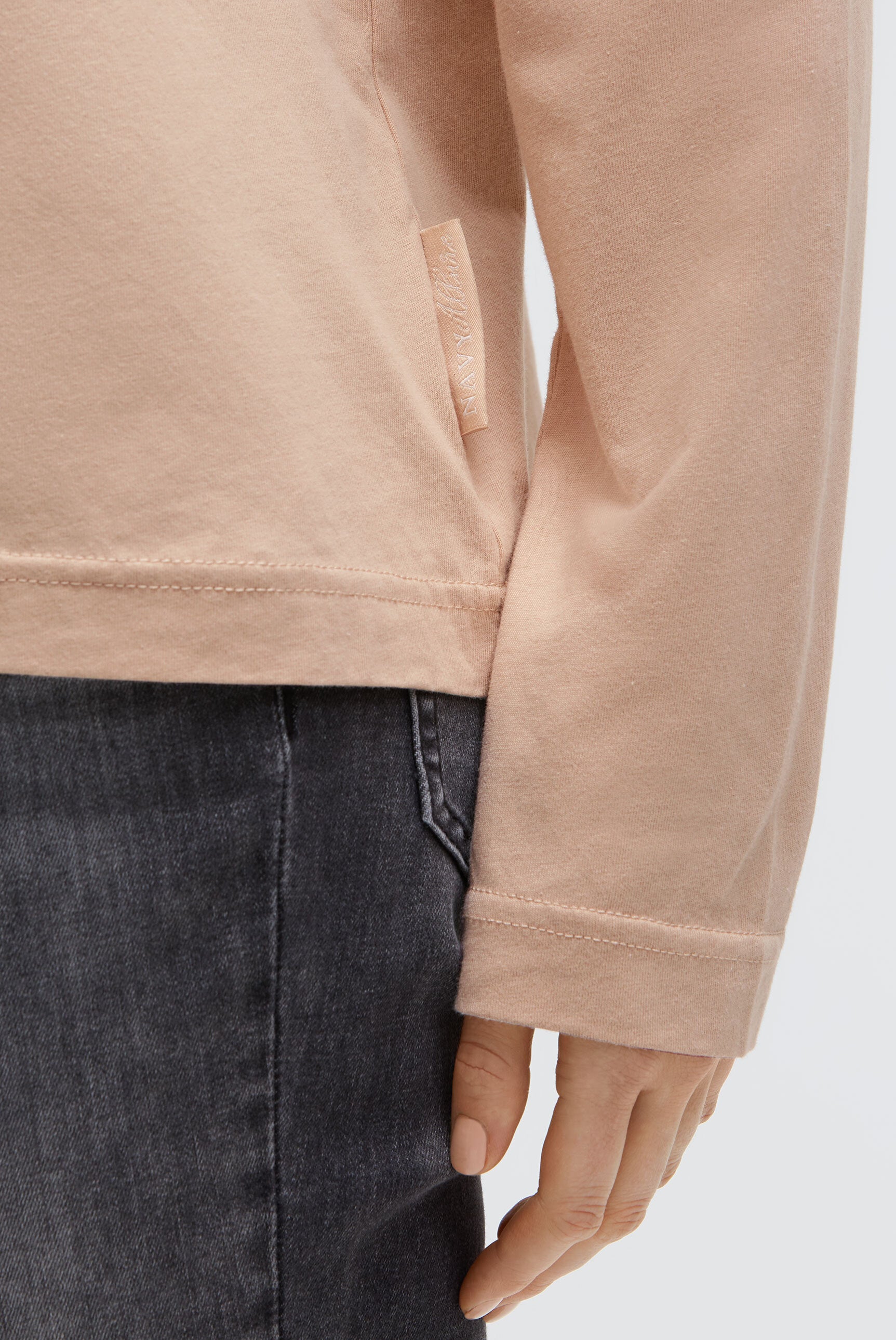 Oversized longsleeve z nadrukiem z logo - 6