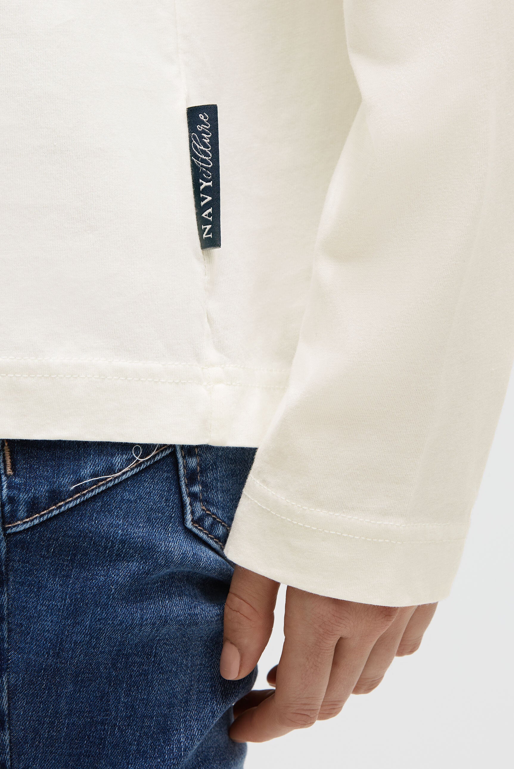 Oversized longsleeve z nadrukiem z logo - 6