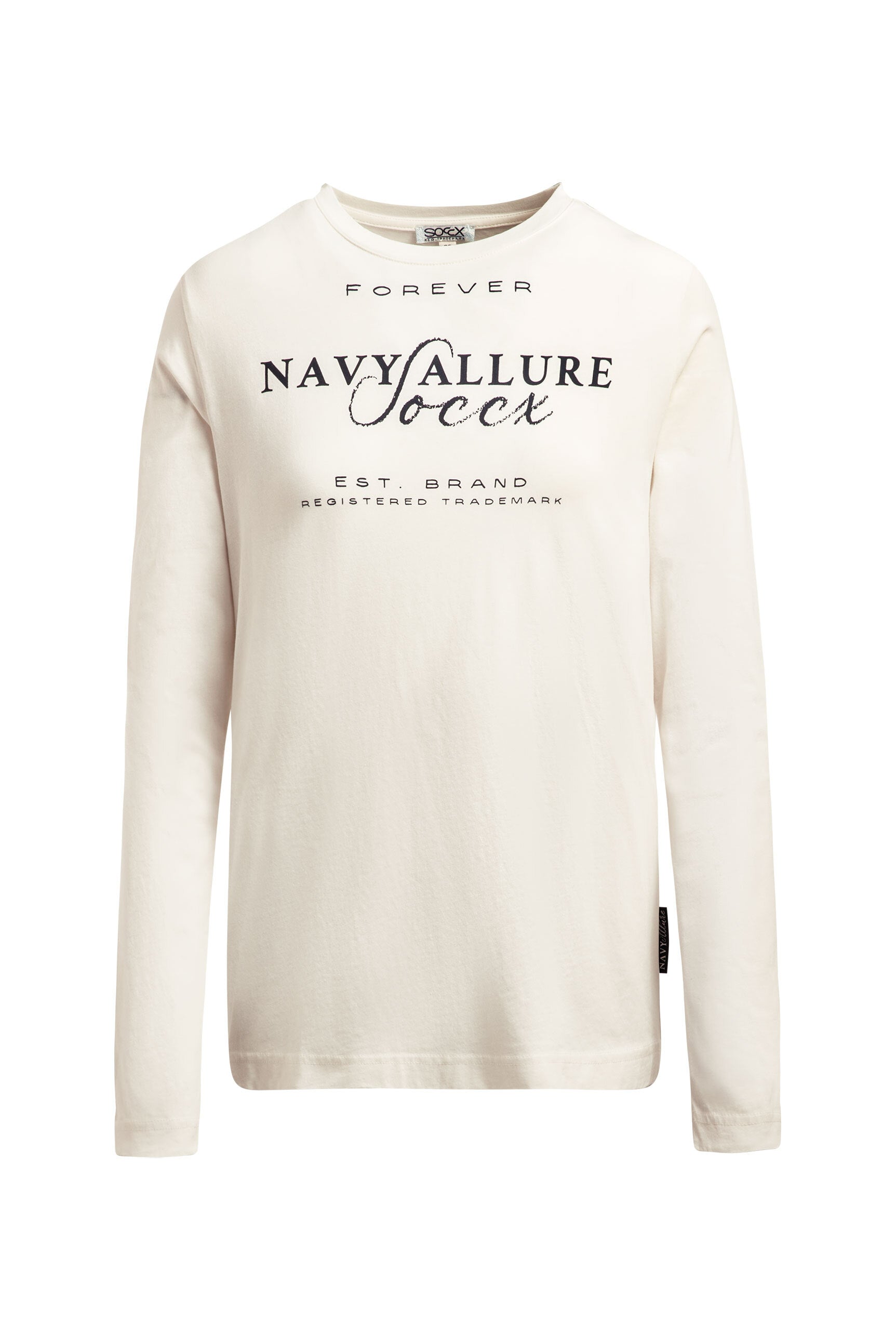 Oversized longsleeve z nadrukiem z logo