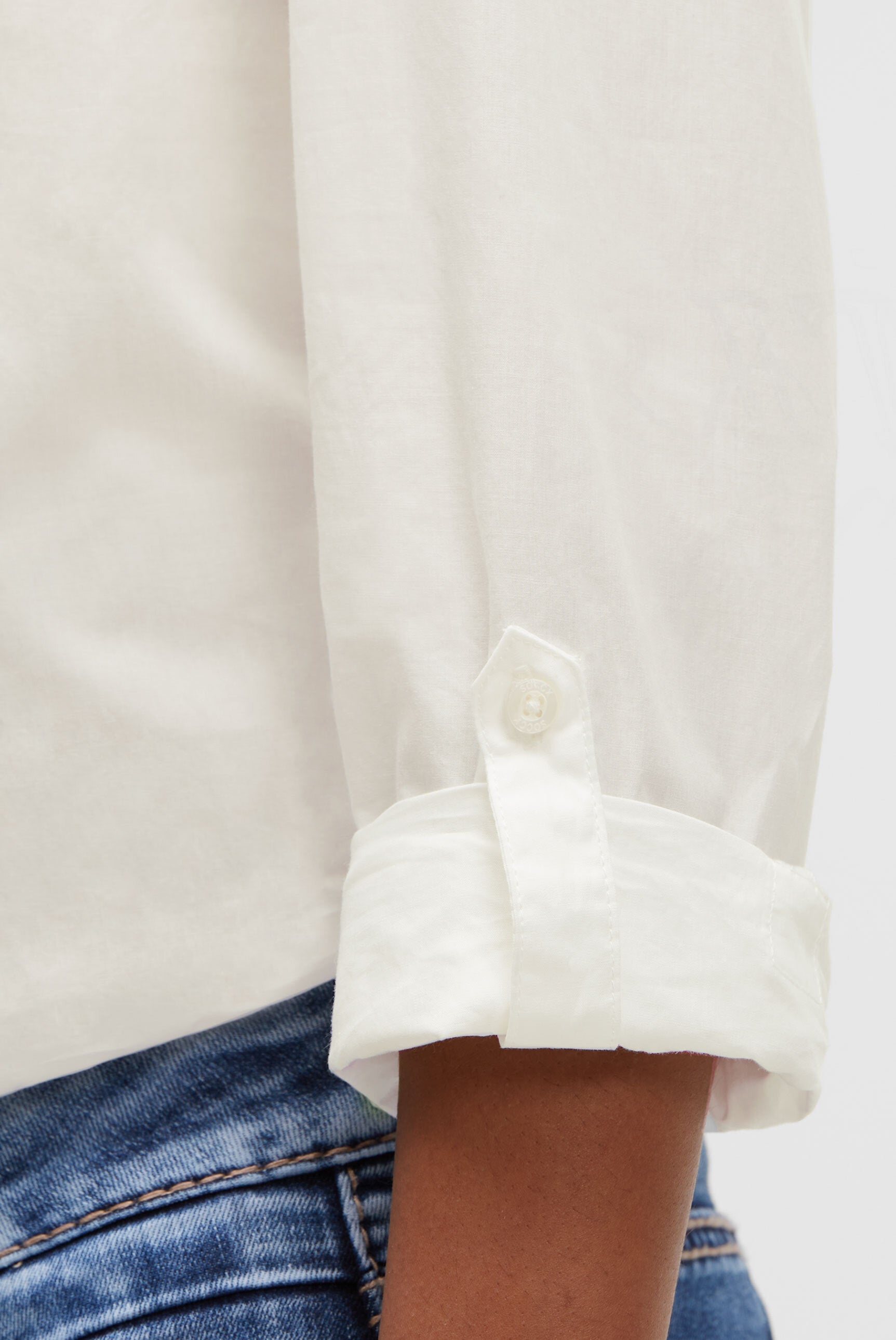 Bluzka z długim rękawem z nadrukiem flock z logo - 6