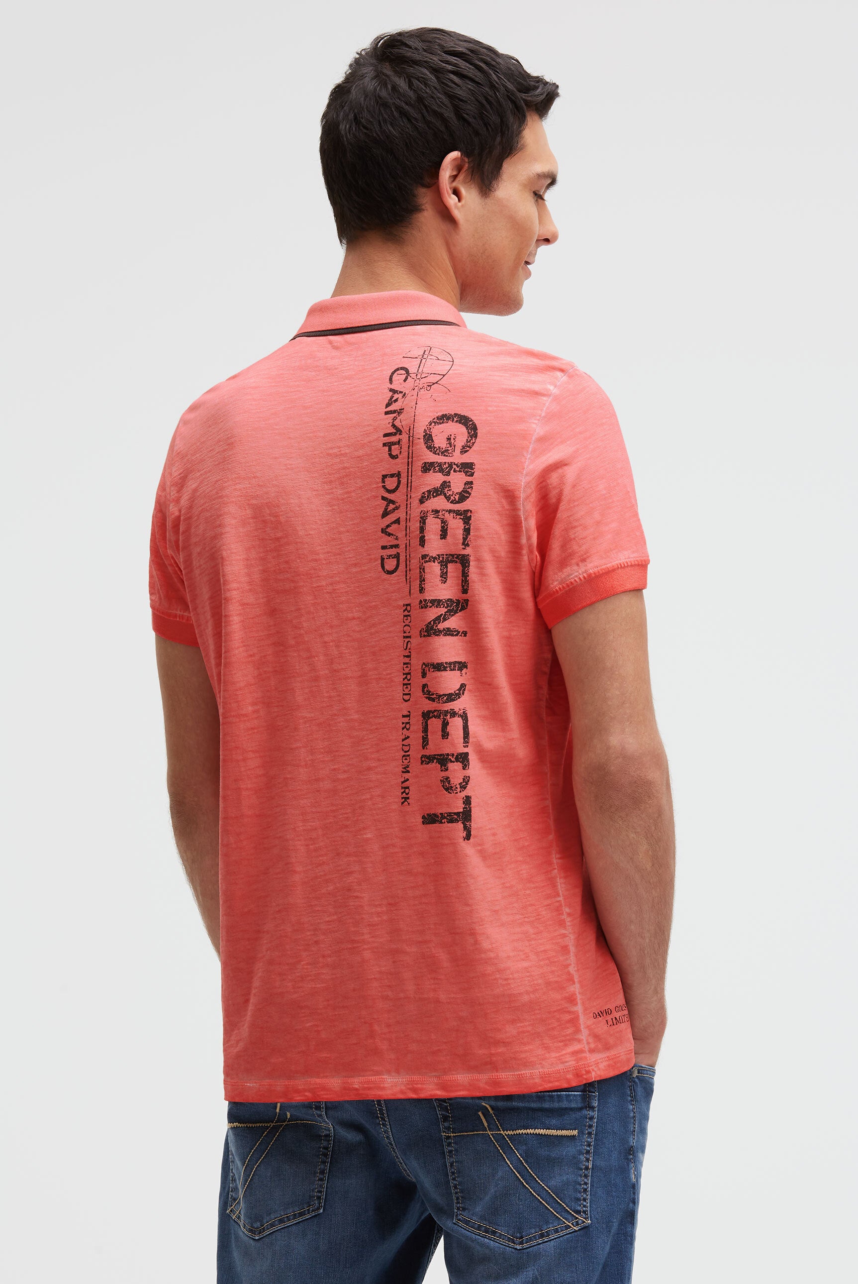 Koszulka polo z nadrukami w stylu vintage