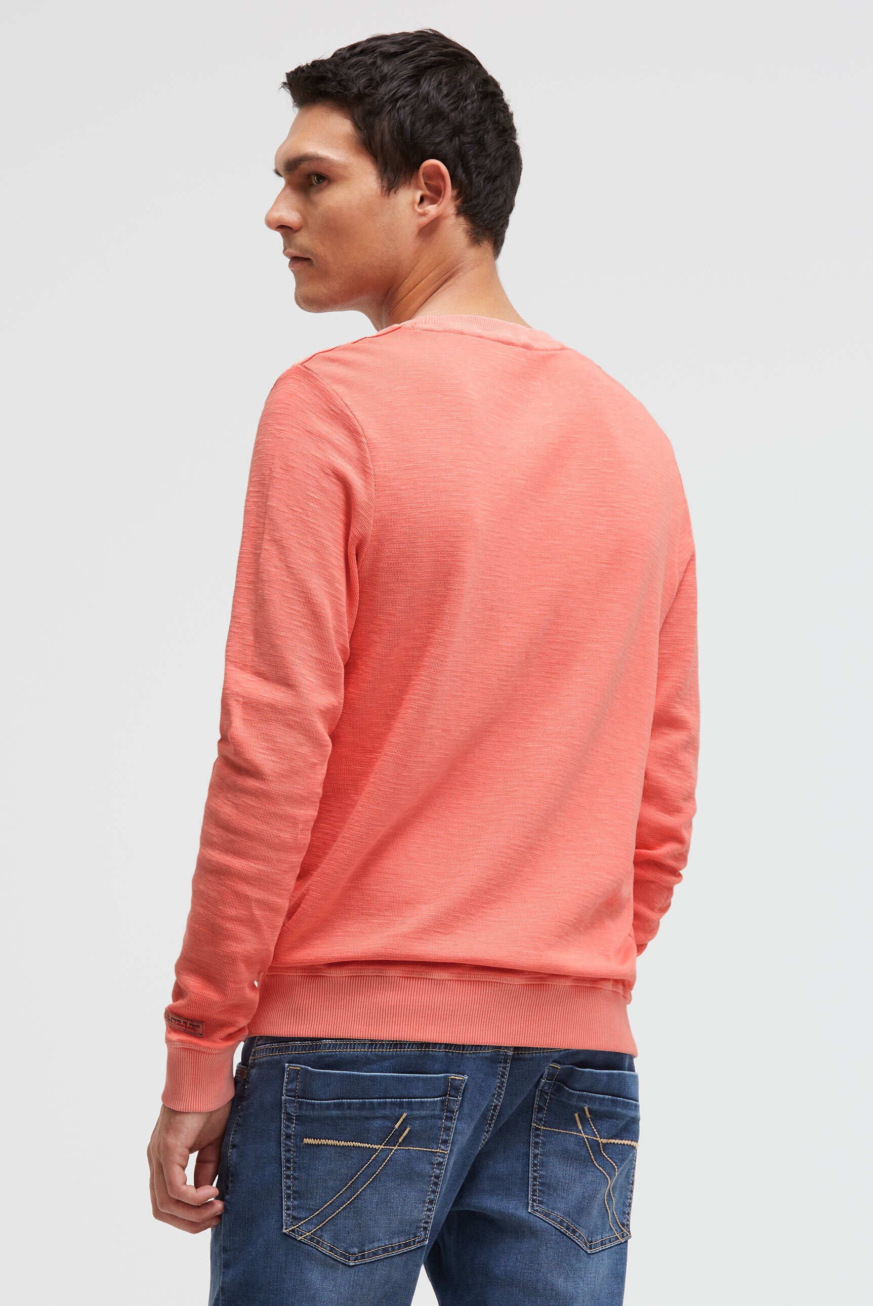 Bluza z dzianiny interlockowej typu slub