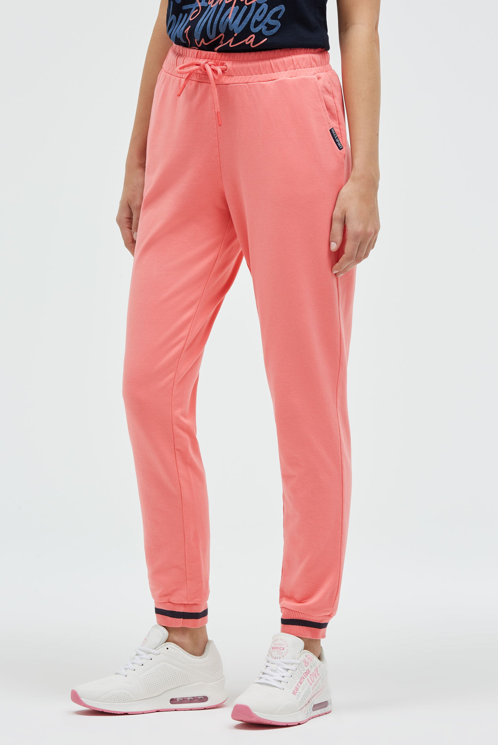 Spodnie dresowe ze ściągaczami - 2