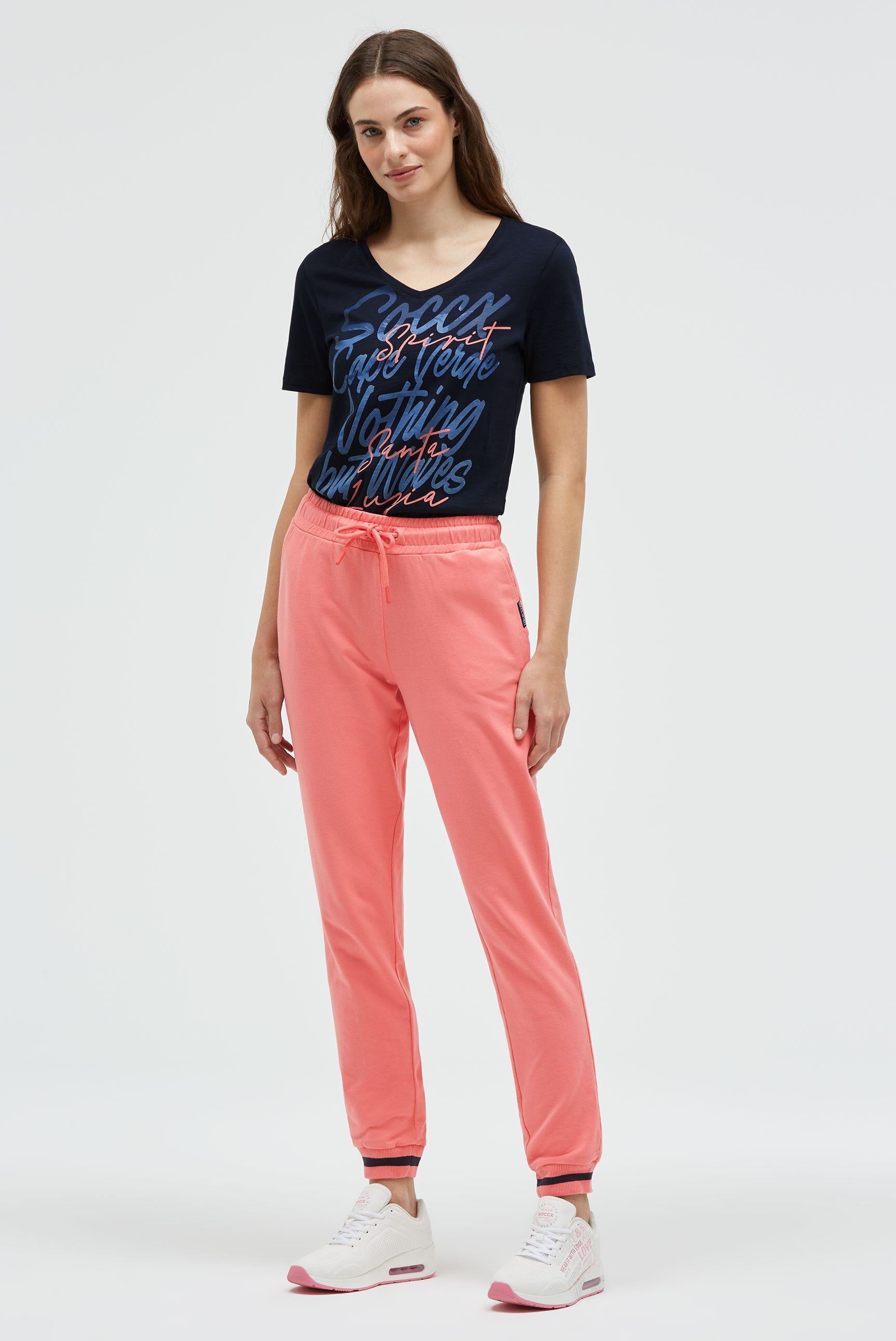 Spodnie dresowe ze ściągaczami - 3