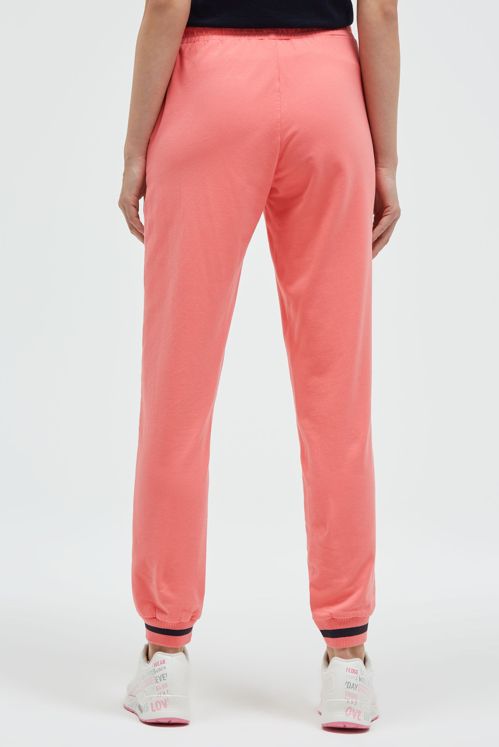 Jogginghose mit Bündchen-Details apricot sunset