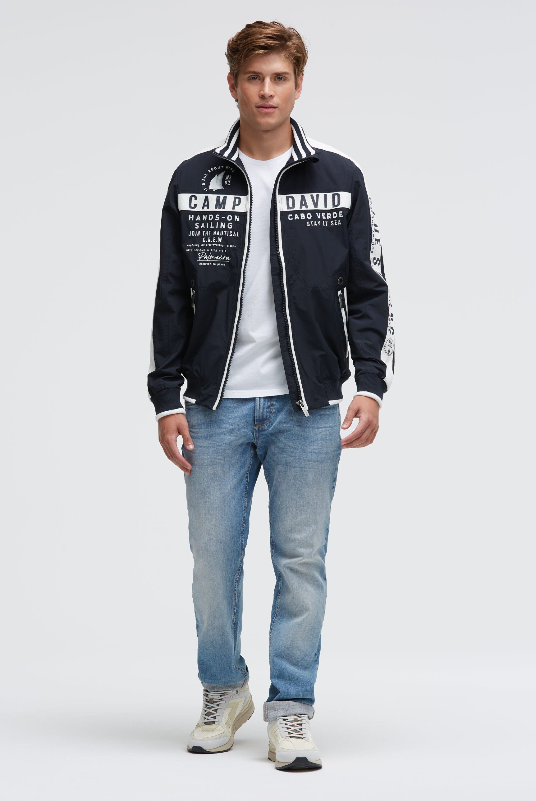 Kurtka z taśmami z logo i grafikami - 2