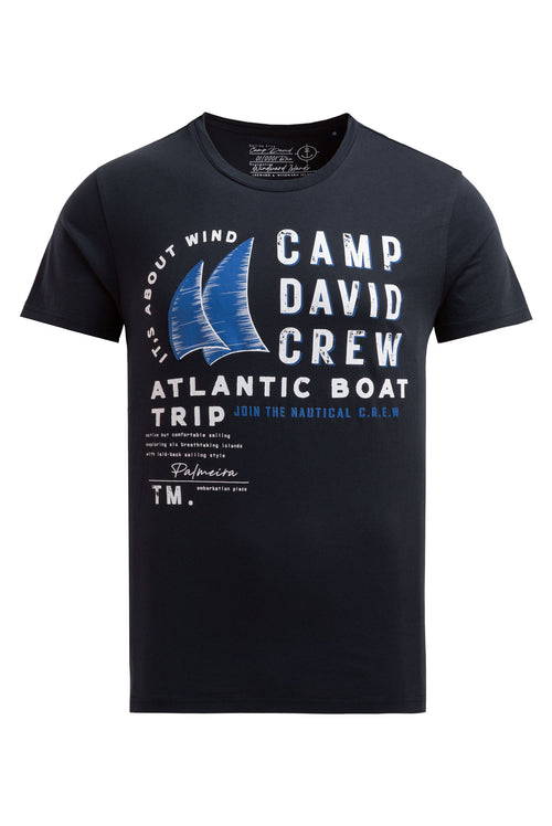 T-shirt z nadrukowanymi etykietami