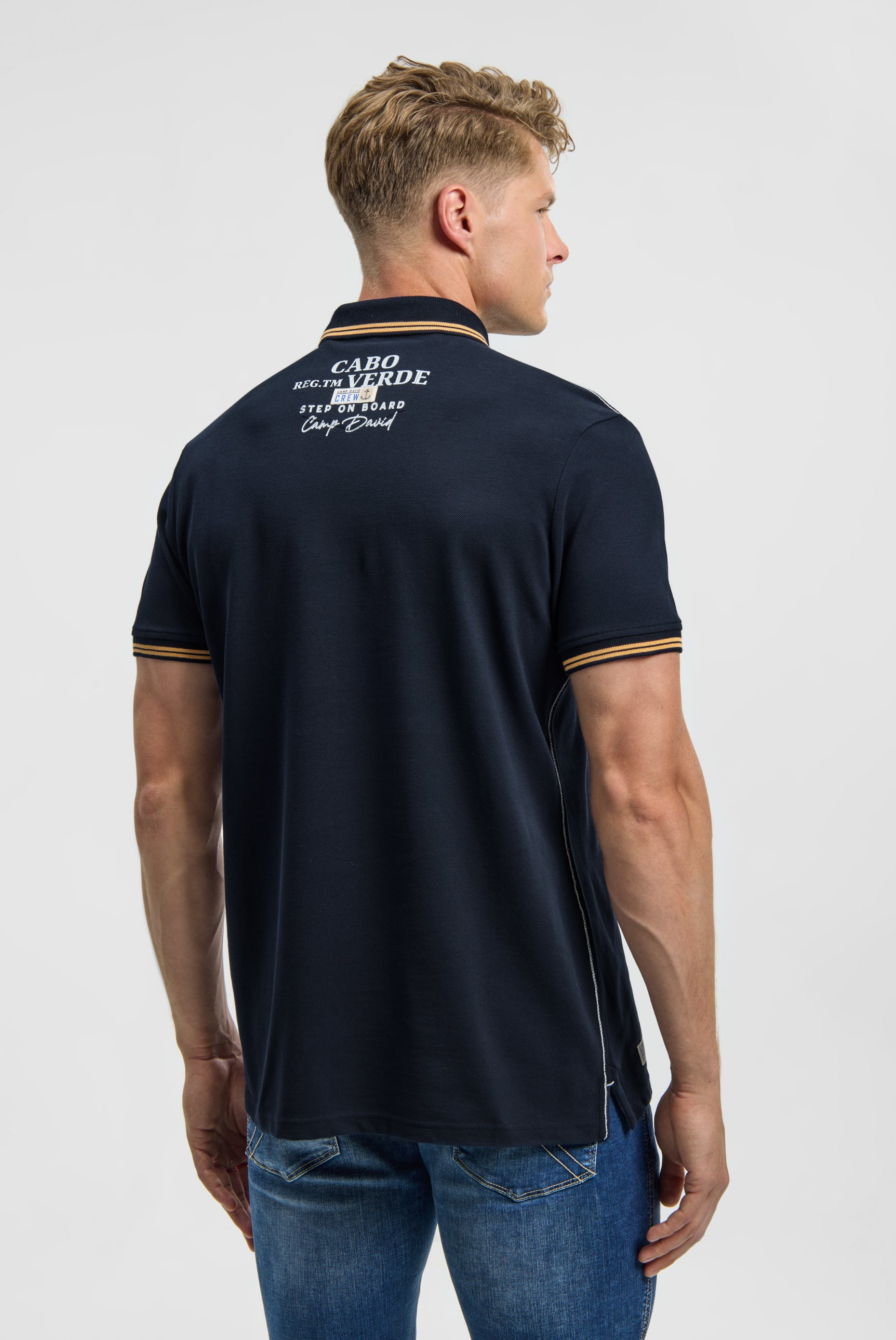 Koszulka polo z piki z aplikacjami - 5