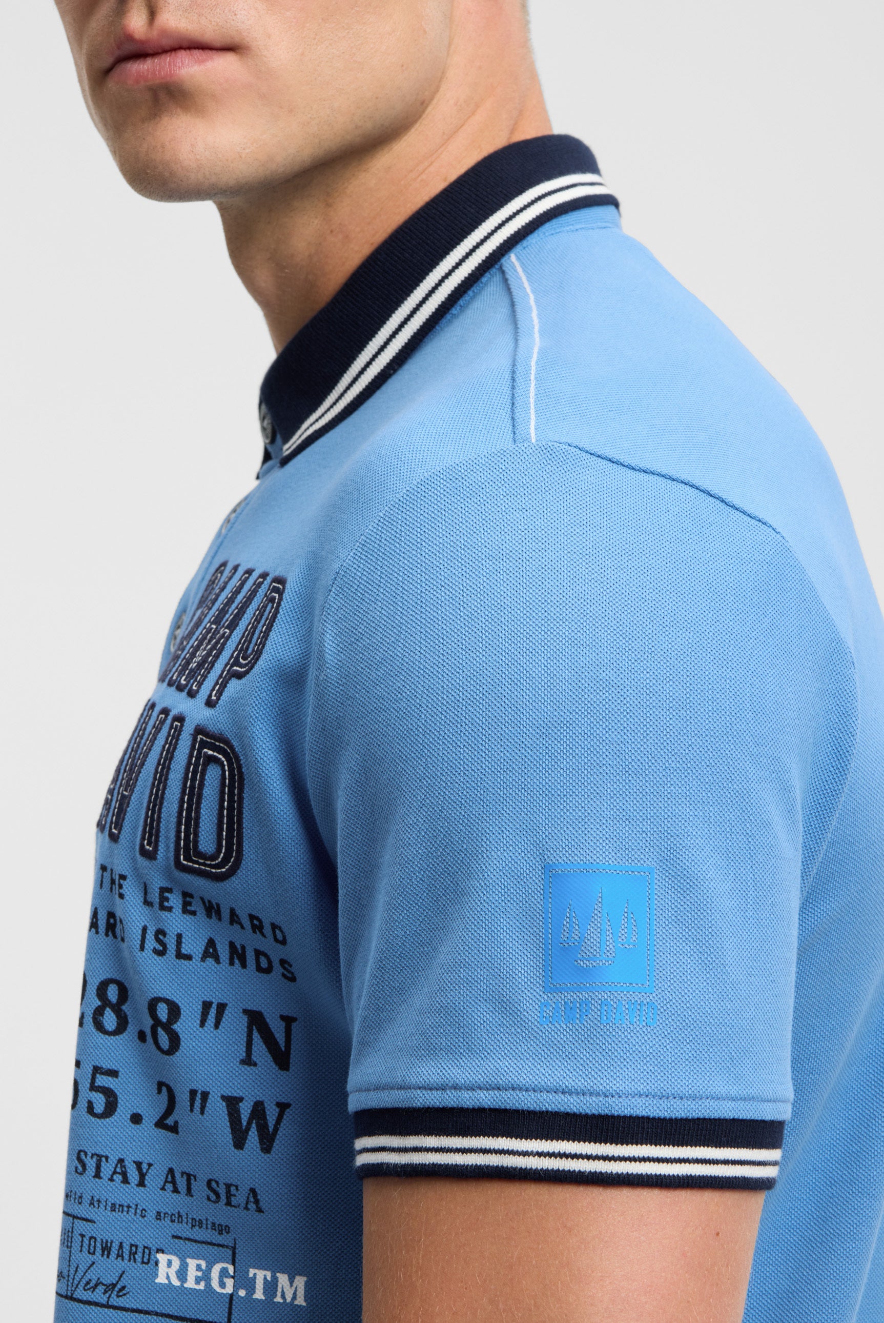 Koszulka polo z piki z aplikacjami - 6