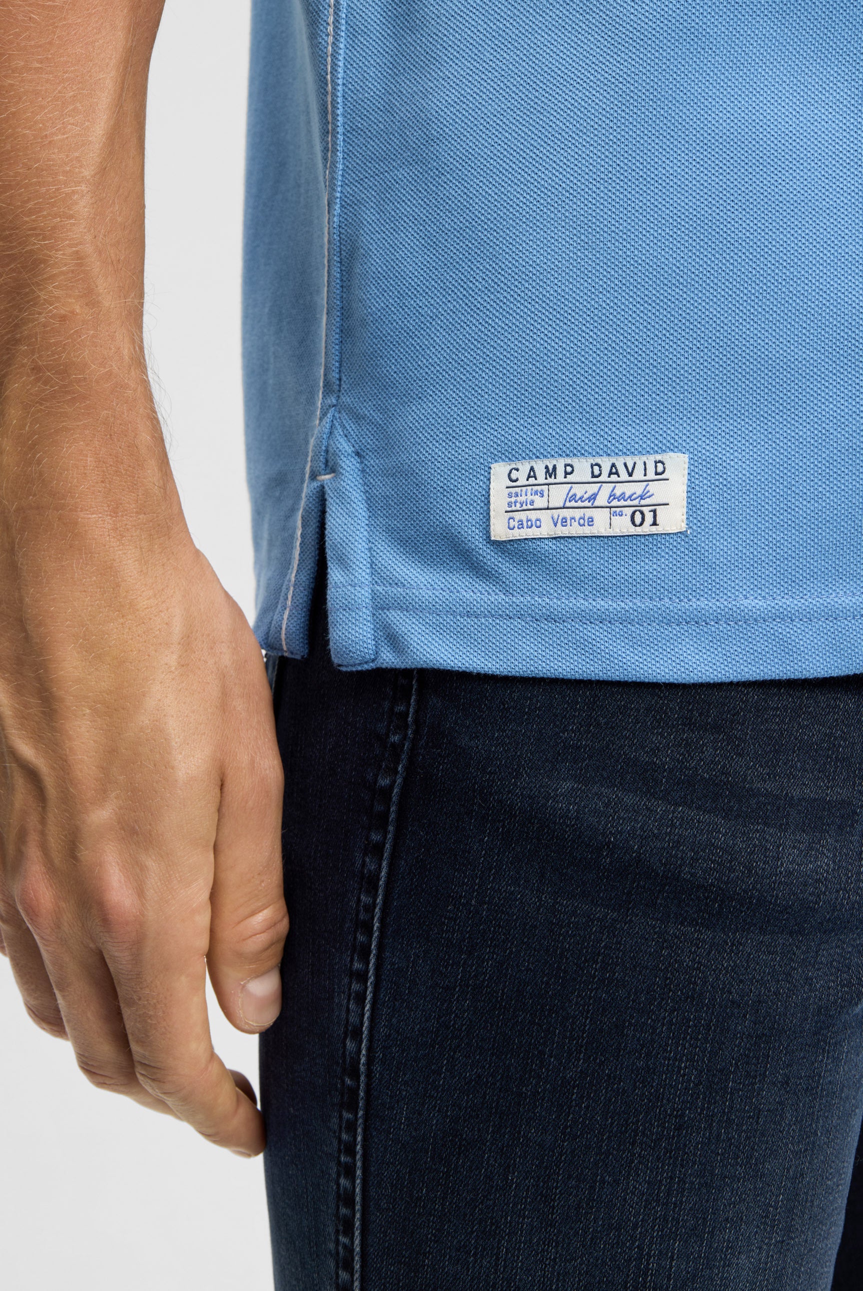 Koszulka polo z piki z aplikacjami - 8