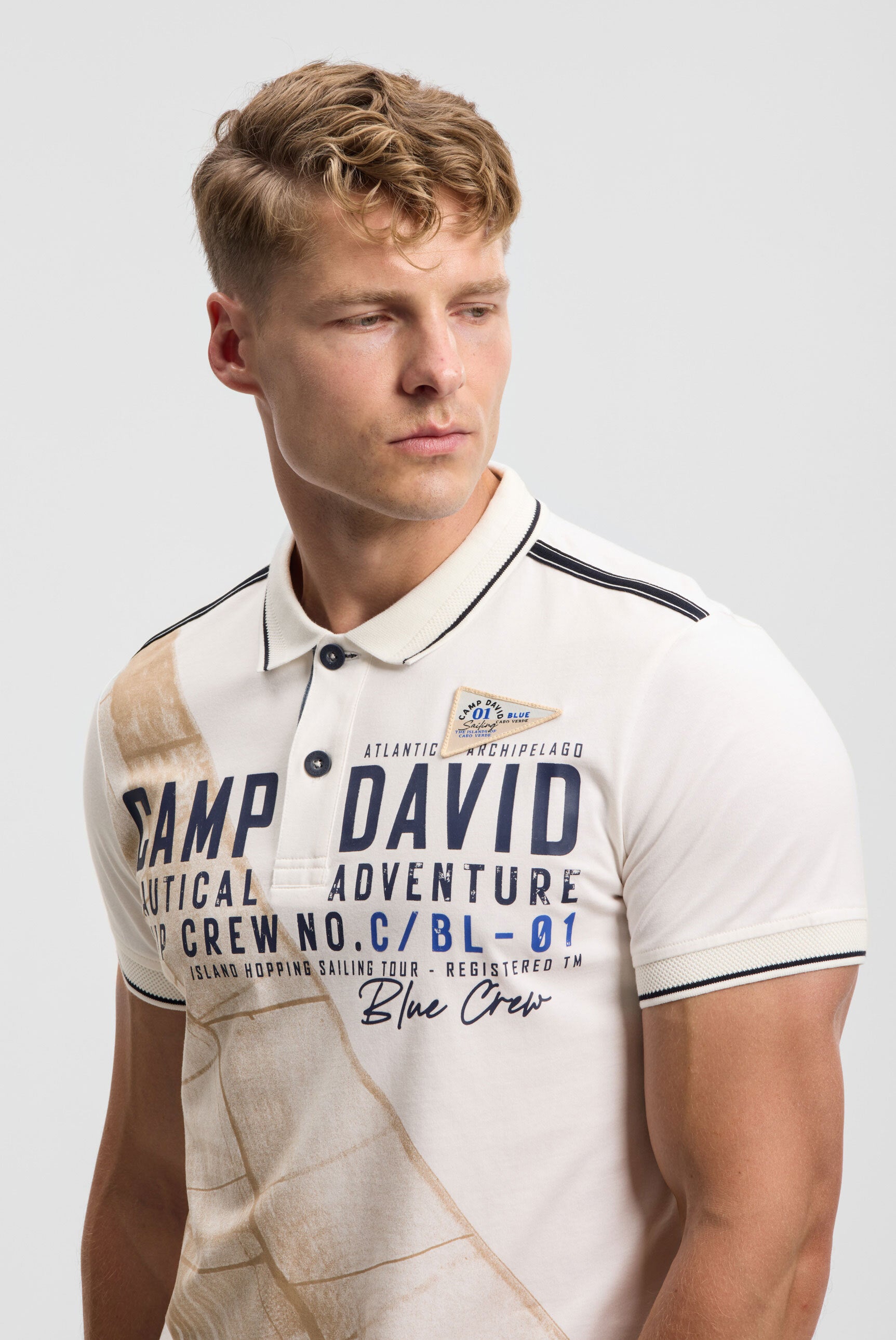 Koszulka polo z krótkim rękawem, z nadrukiem i logo i fotonadrukiem - 4