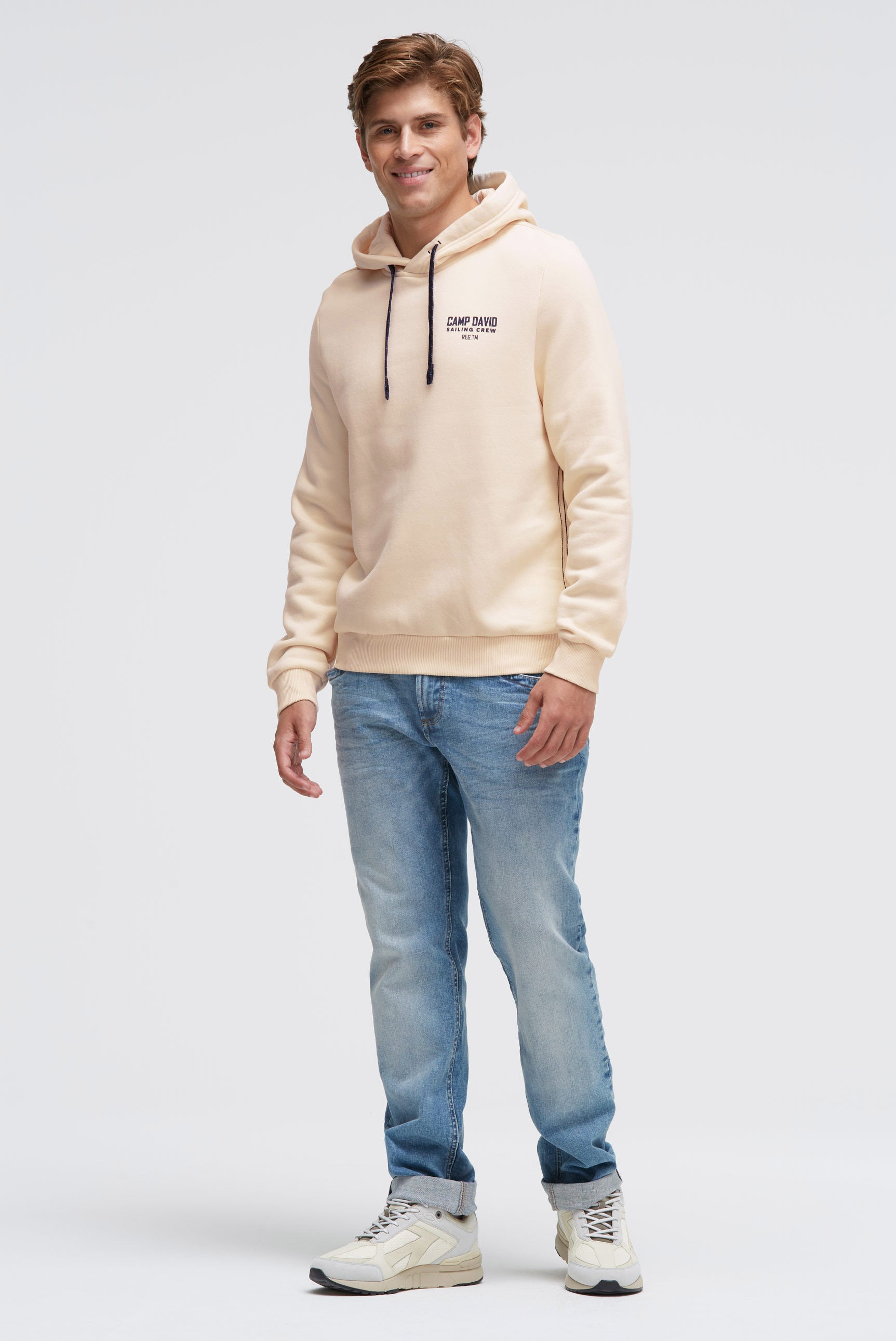 Bluza z kapturem i grafiką z tyłu - 4