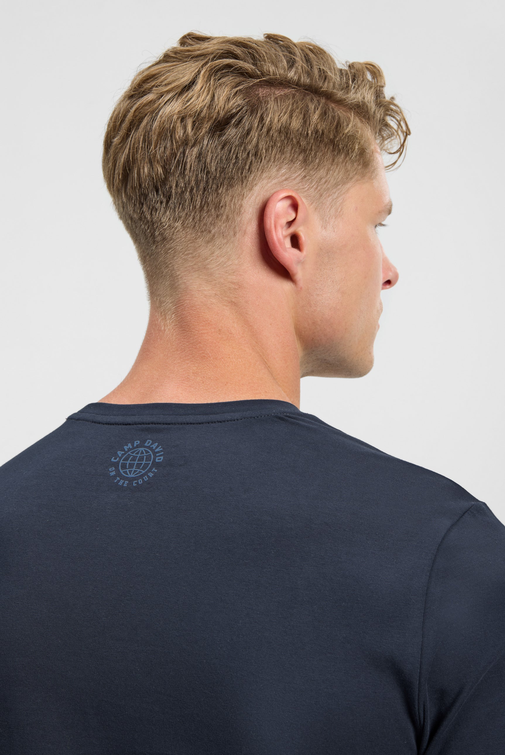 T-Shirt mit Logo Artwork blue navy - 6