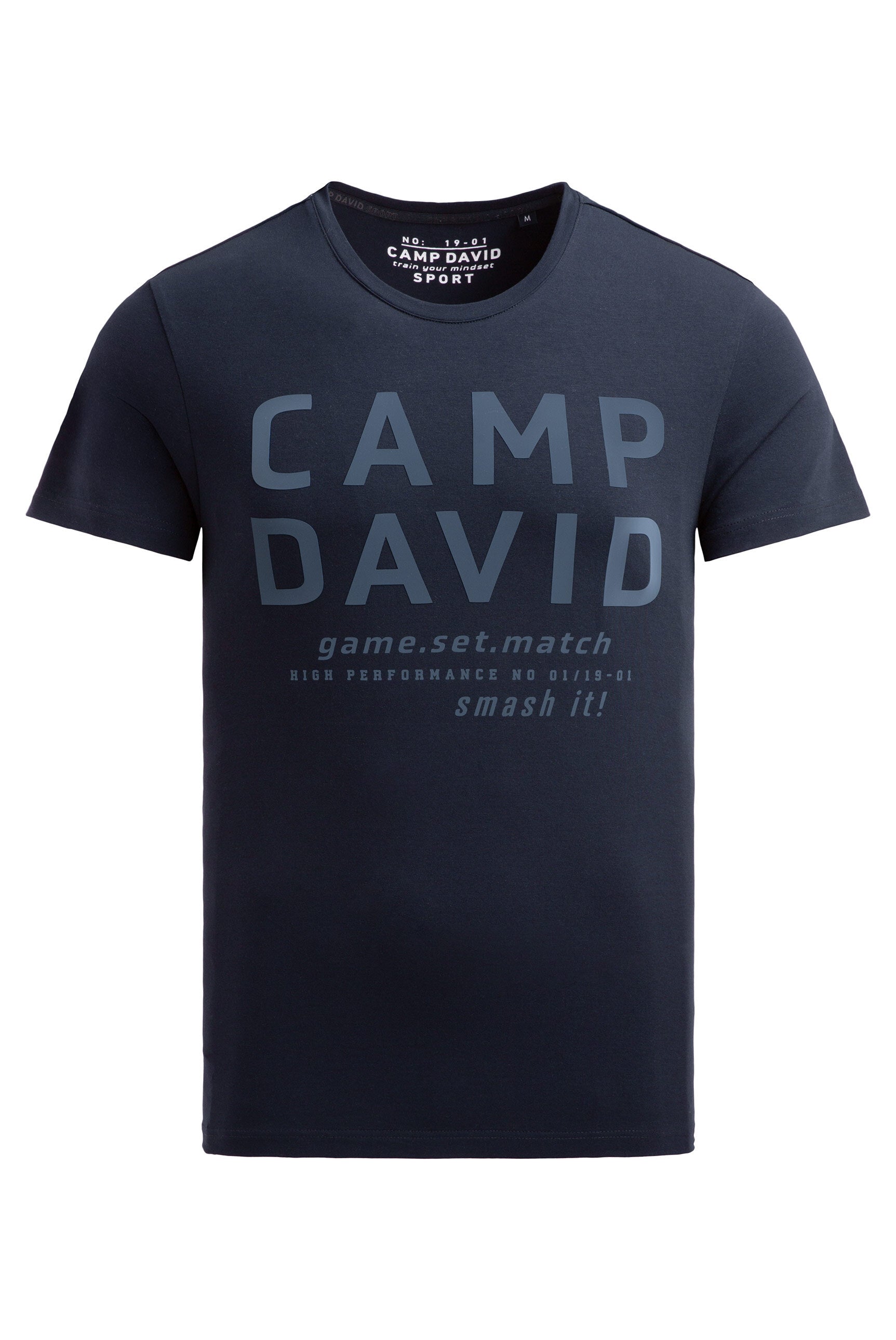 T-Shirt mit Logo Artwork blue navy - 1