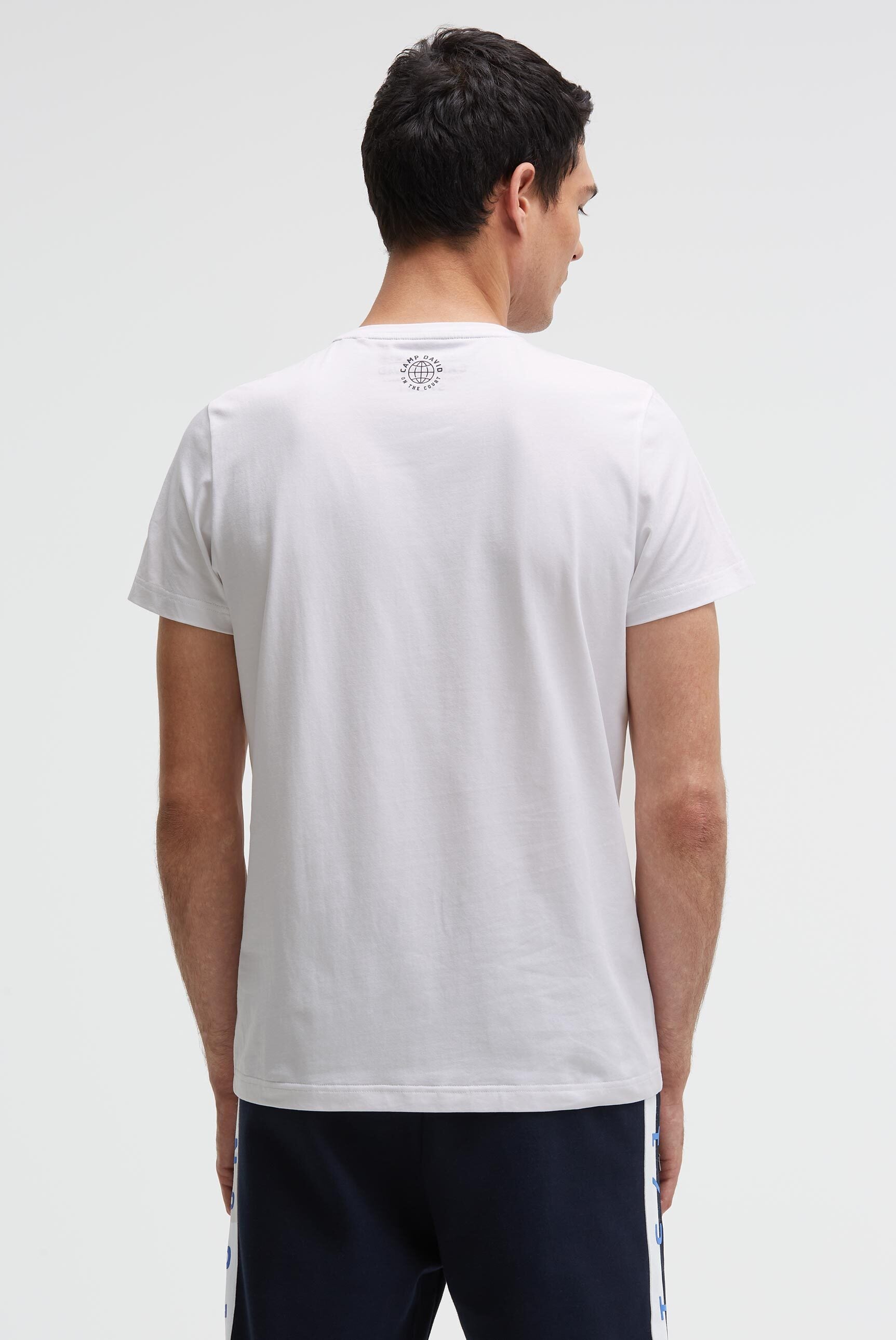 T-Shirt mit Logo Artwork white - 5