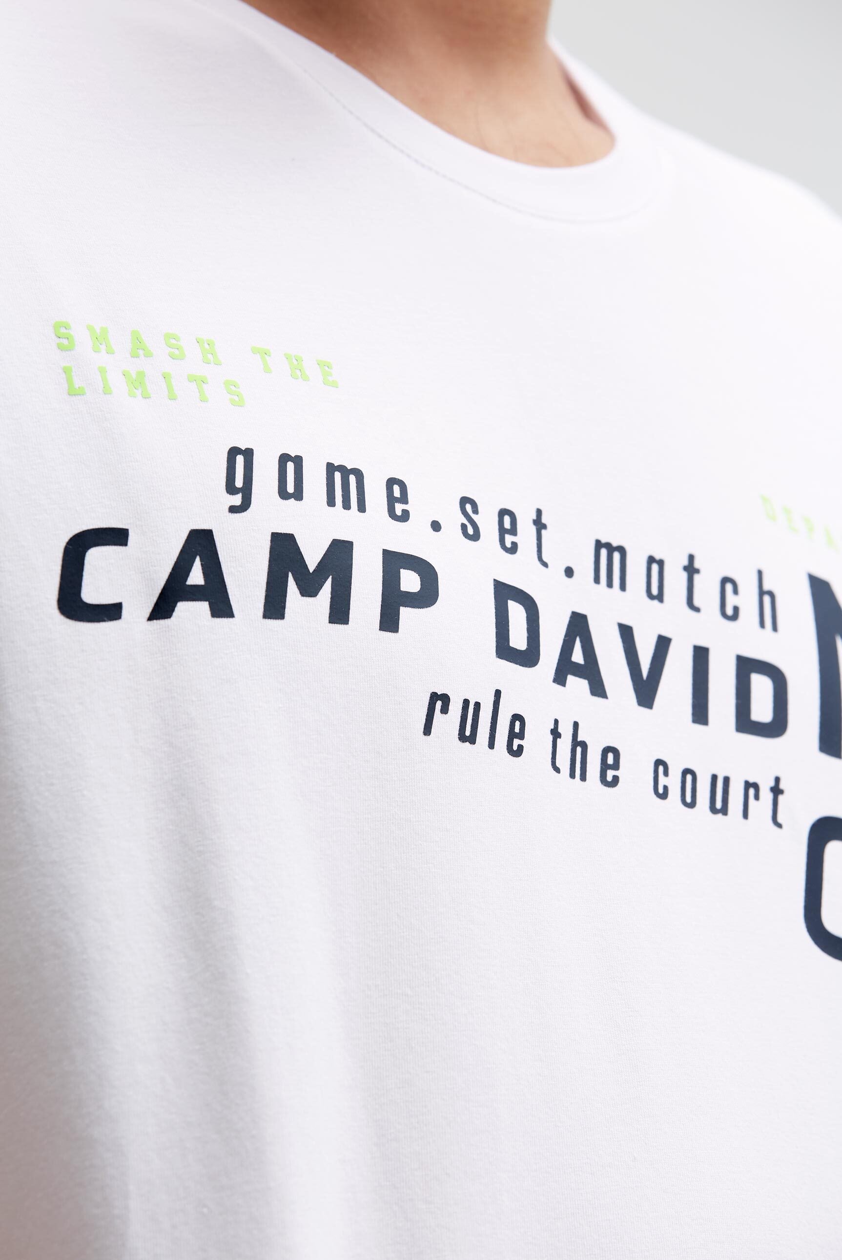 T-Shirt mit Logo Artwork white - 6