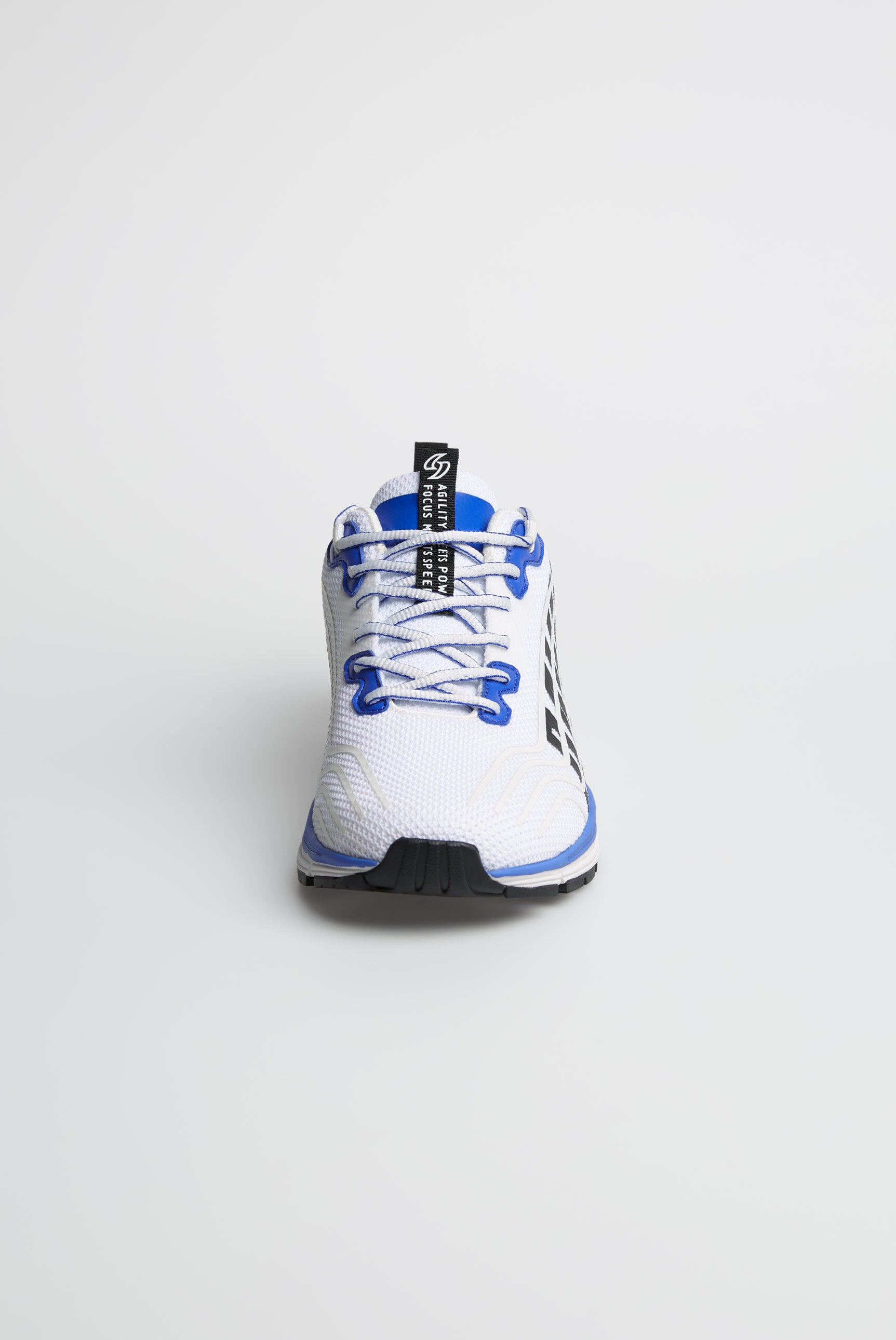 Leichter Sneaker im Knit-Design mit Rubber Artwork