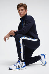 Leichter Sneaker im Knit-Design mit Rubber Artwork