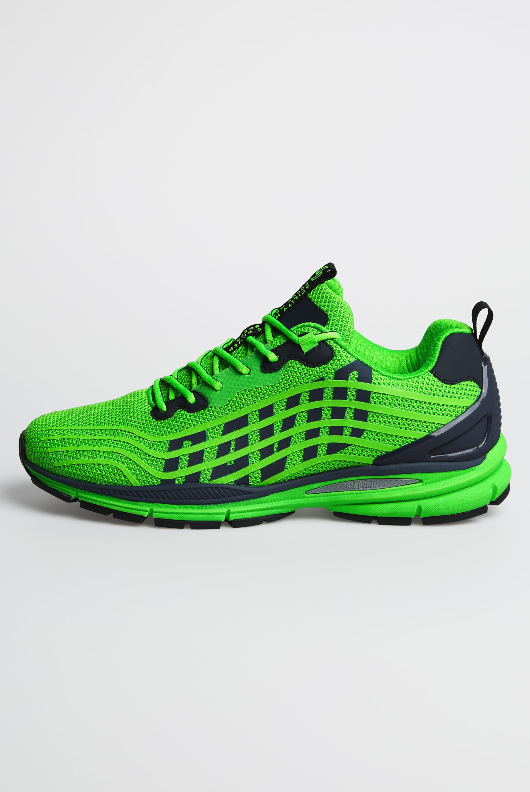 Leichter Sneaker im Knit-Design mit Rubber Artwork - 7