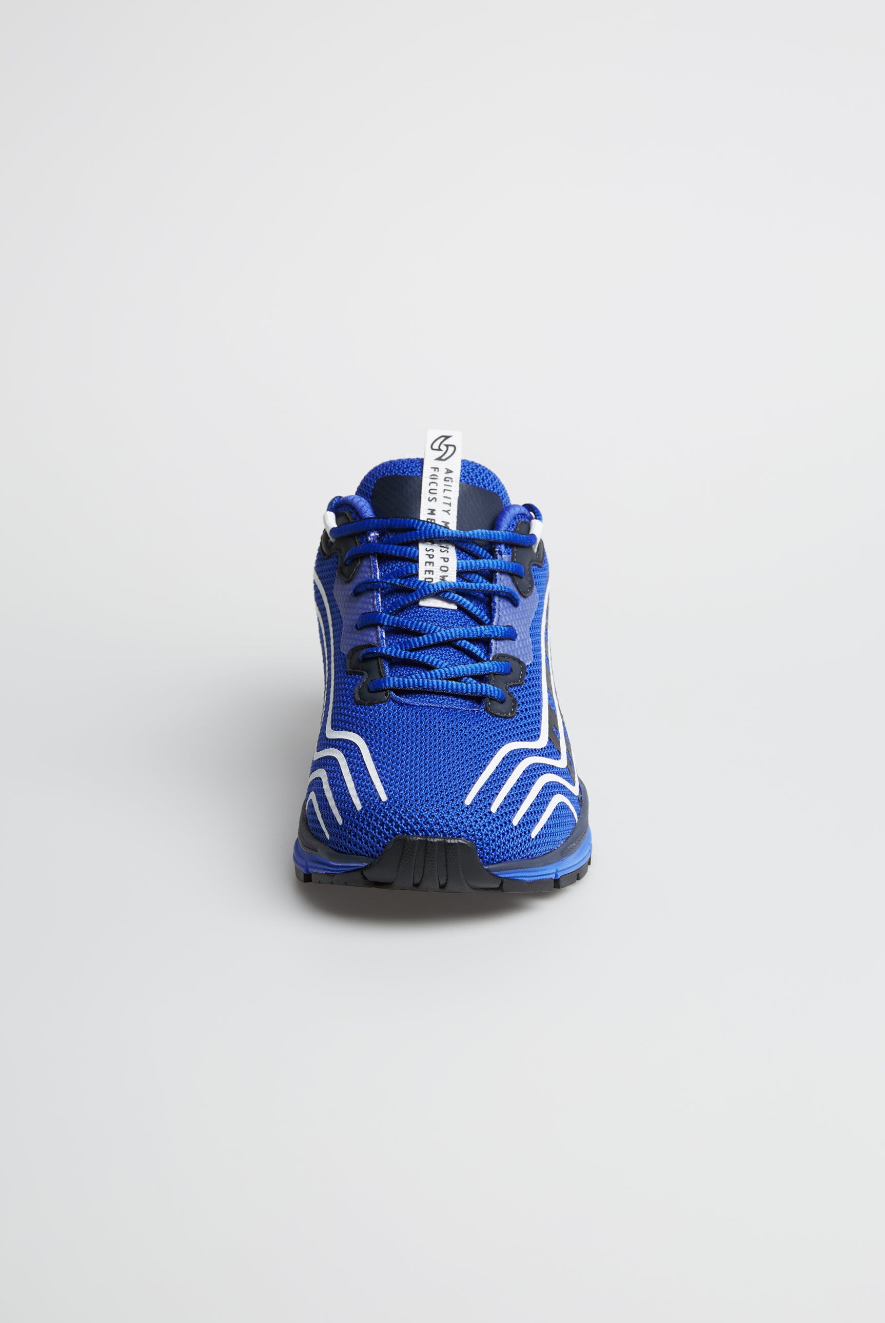Leichter Sneaker im Knit-Design mit Rubber Artwork