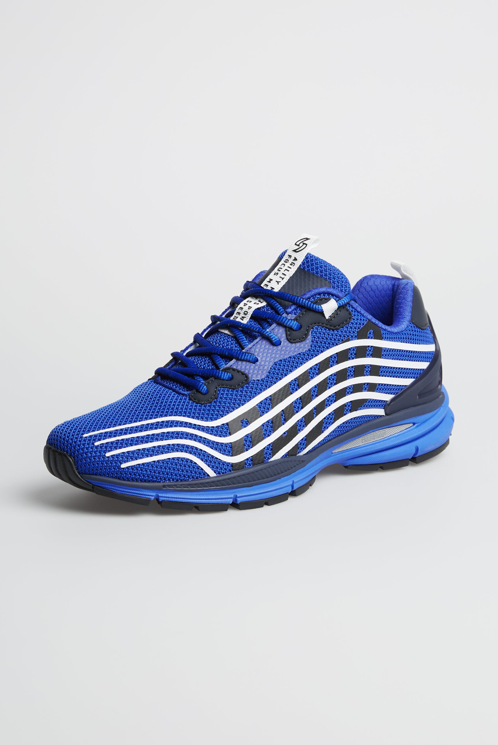 Leichter Sneaker im Knit-Design mit Rubber Artwork - 5