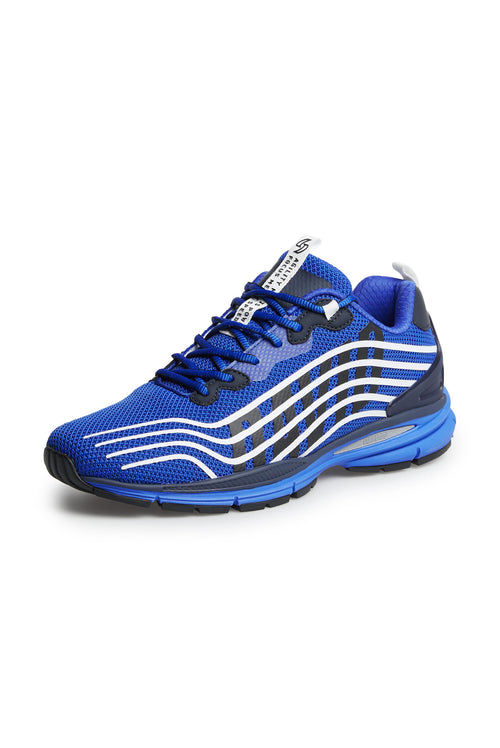 Lekkie sneakersy w dzianinowym stylu z gumową grafiką