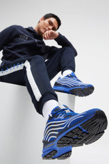 Leichter Sneaker im Knit-Design mit Rubber Artwork