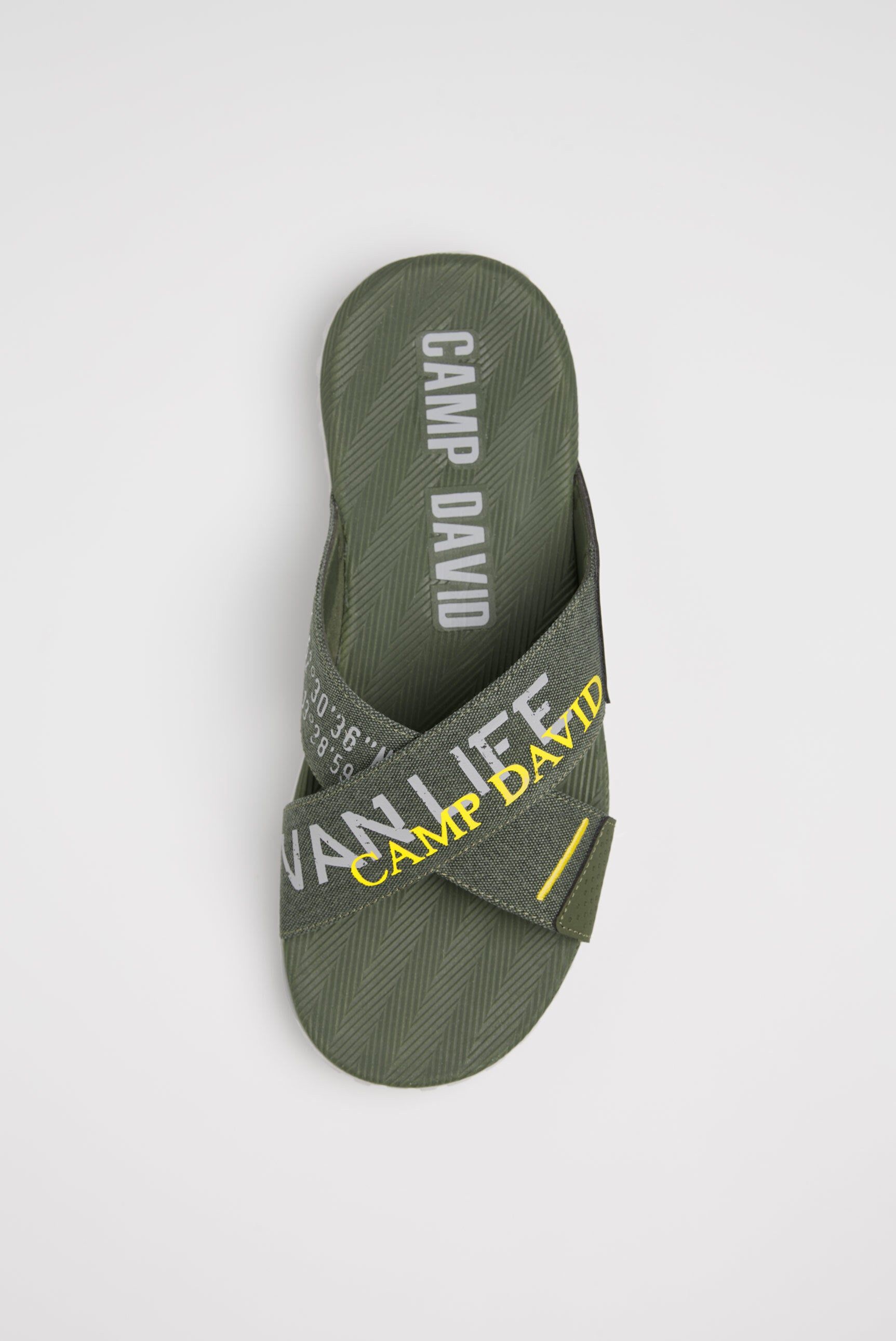 Beach Slipper mit Label Prints