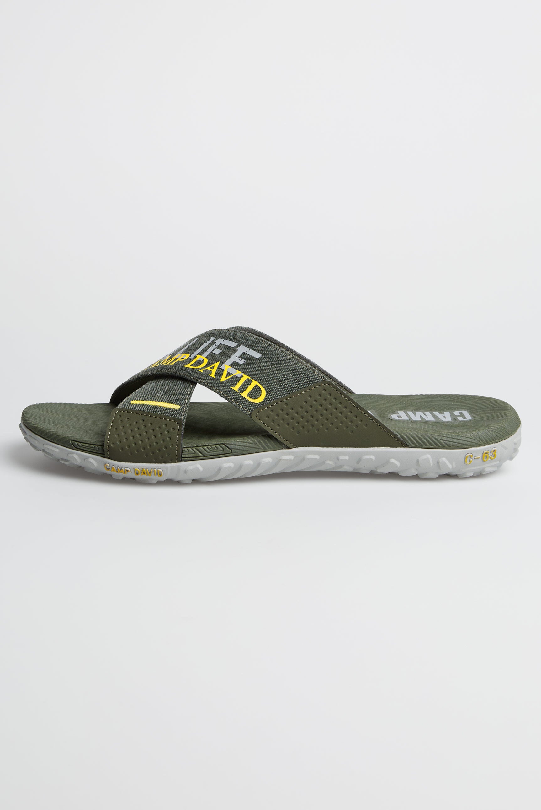 Beach Slipper mit Label Prints