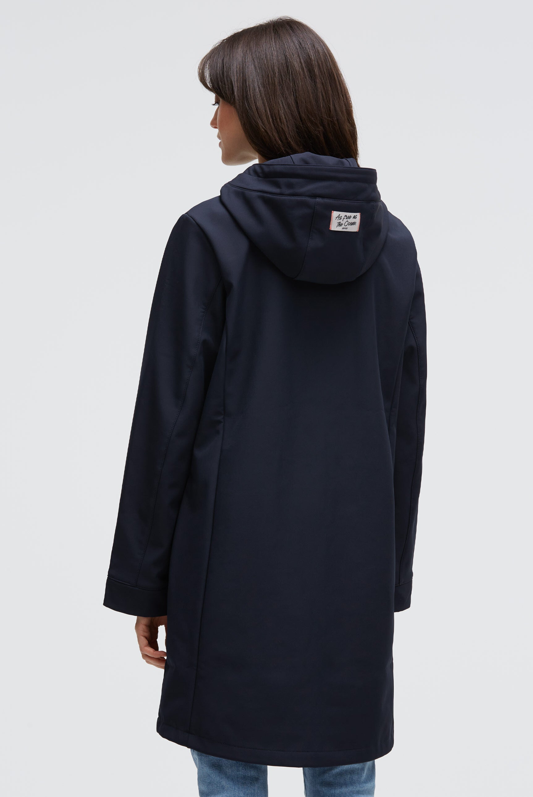 Parka softshellowa z kapturem