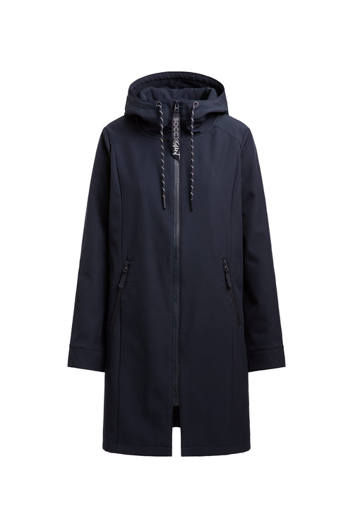 Parka softshellowa z kapturem