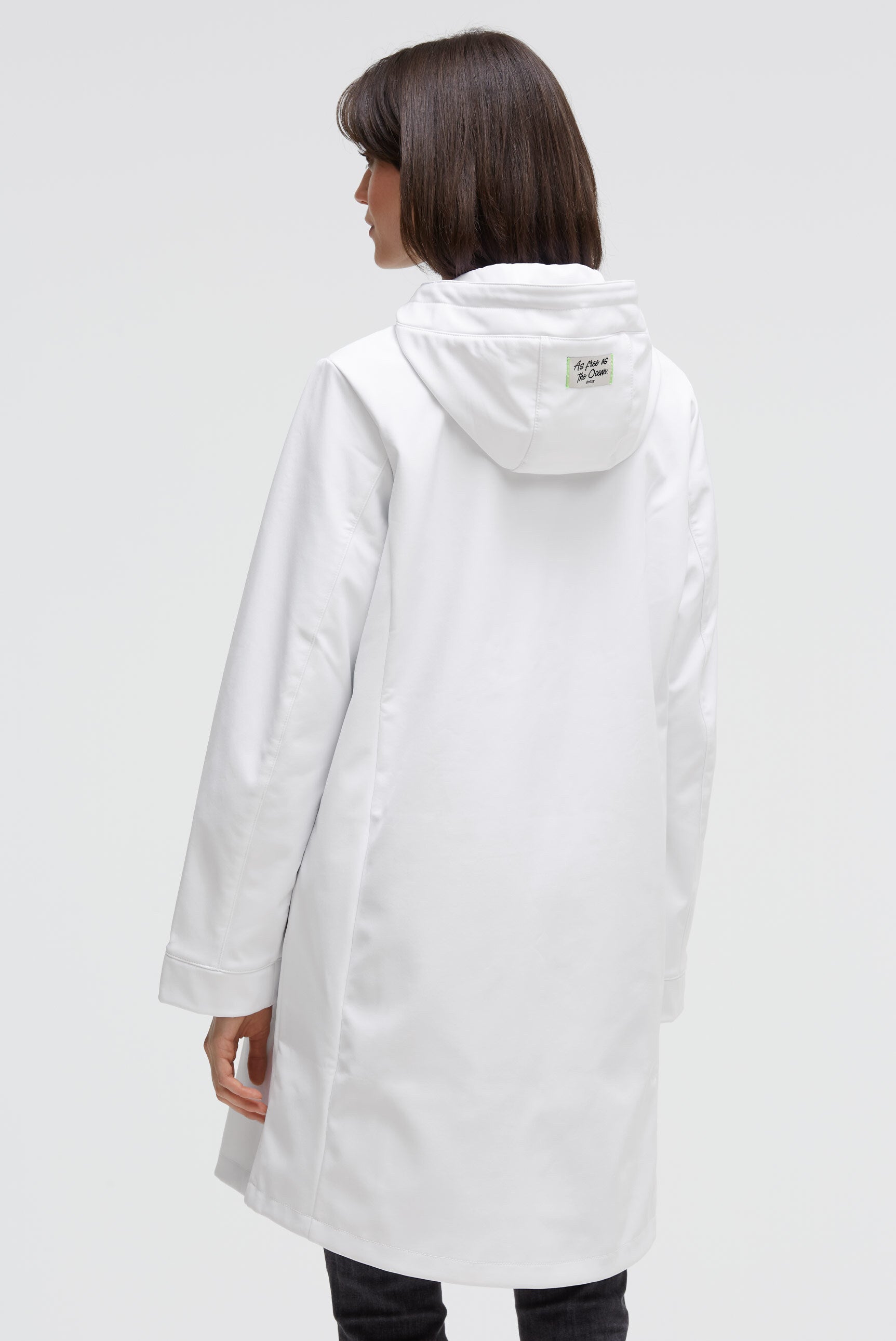 Parka softshellowa z kapturem
