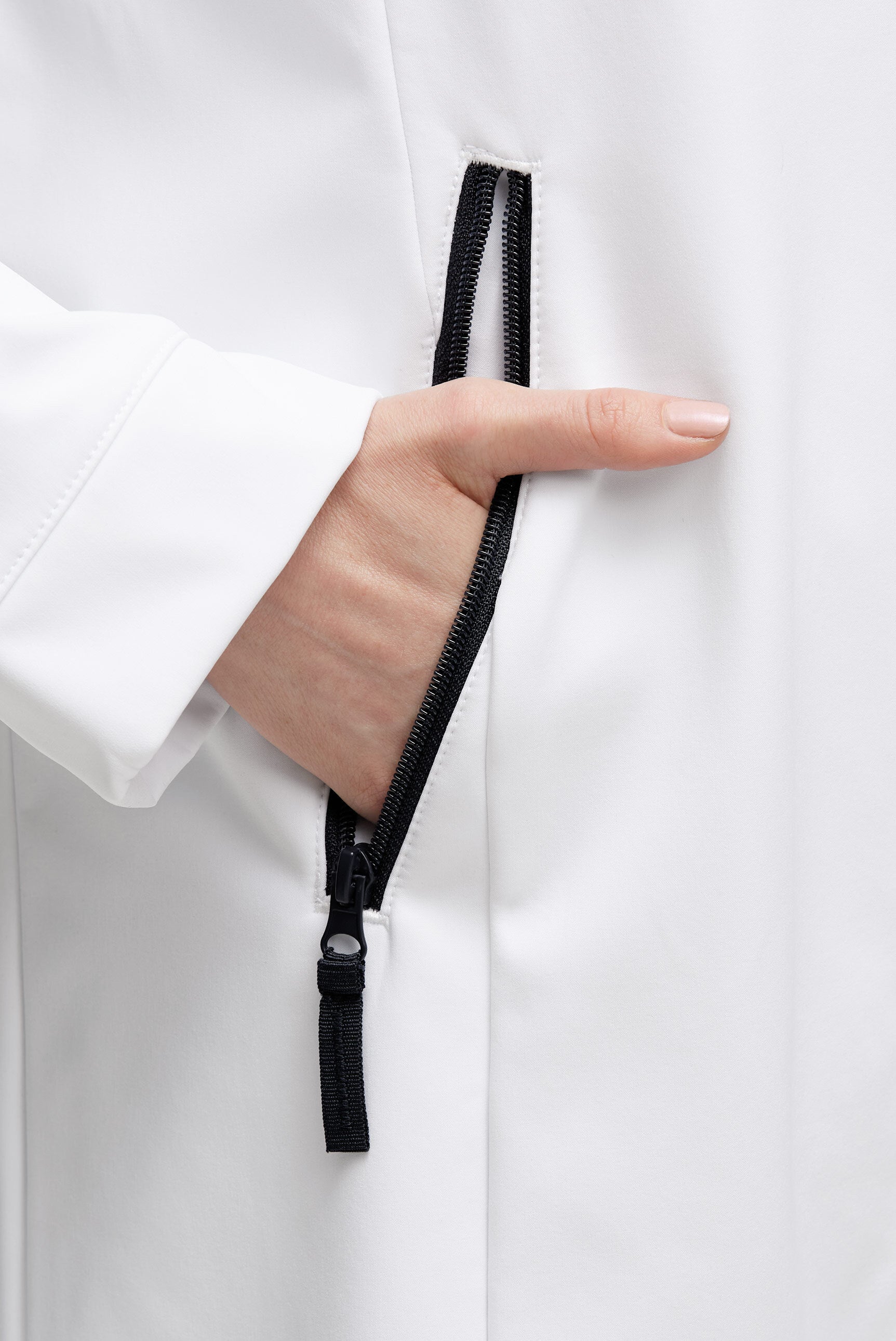 Parka softshellowa z kapturem - 6